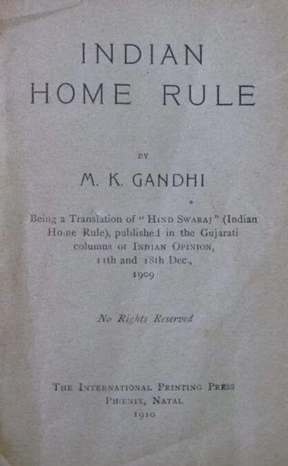 Summary And Notes Indian Home Rule By Mahatma Gandhi