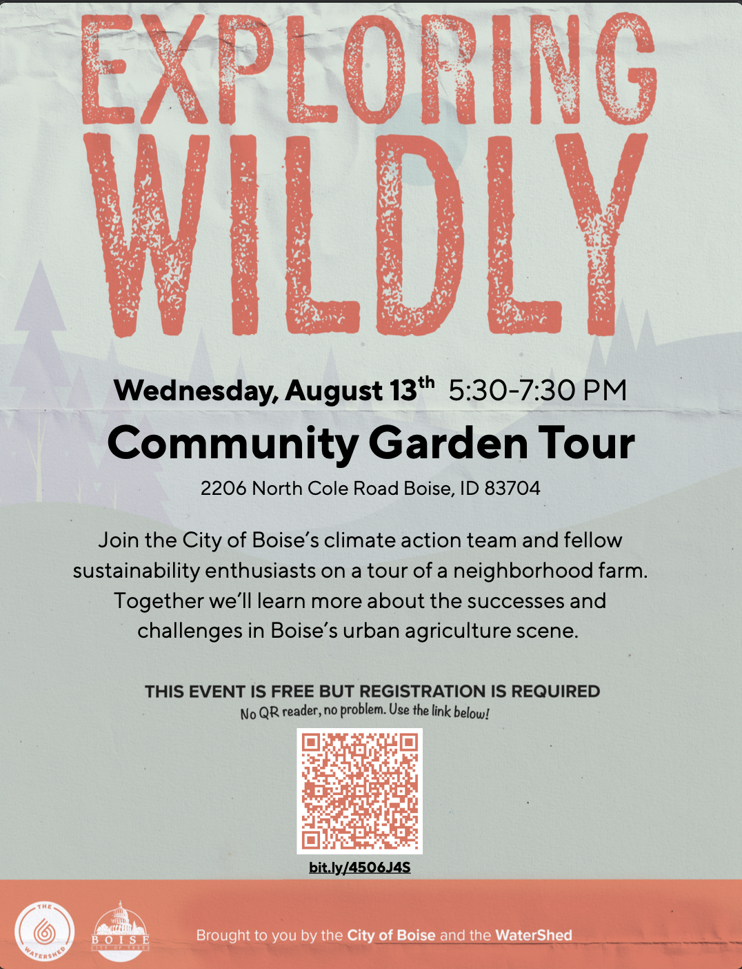 Exploring Wildly - Garden Tour with City of Boise