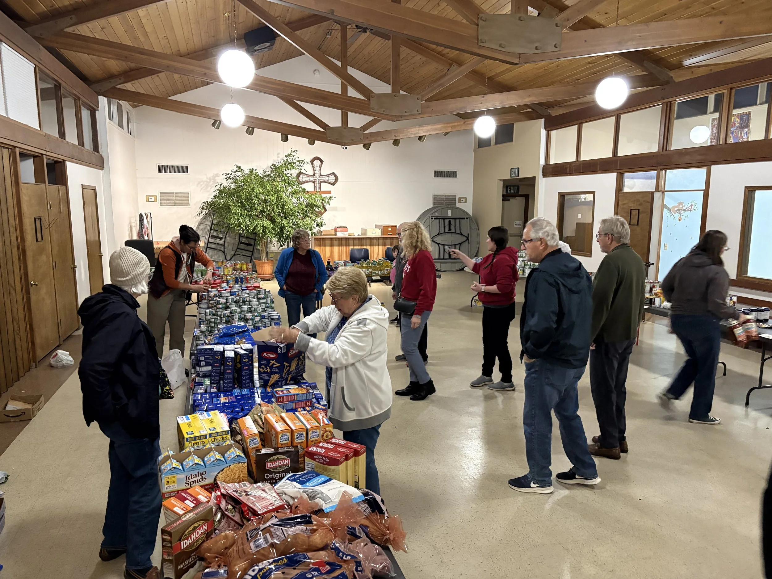 Photo snapped just before the flurry of boxing began