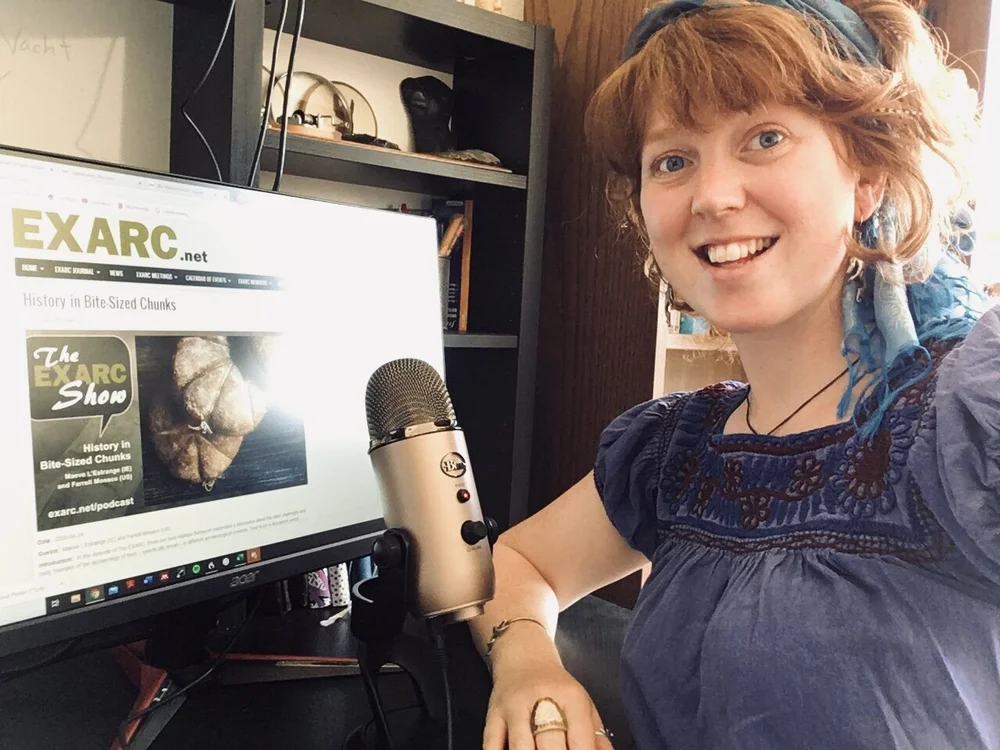  Another great way to reach out to non-specialists and share our work is through podcasts, like a monthly show that I host through the EXARC society, called 'Finally Friday'.