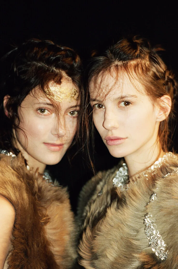 Backstage at Simone Rocha