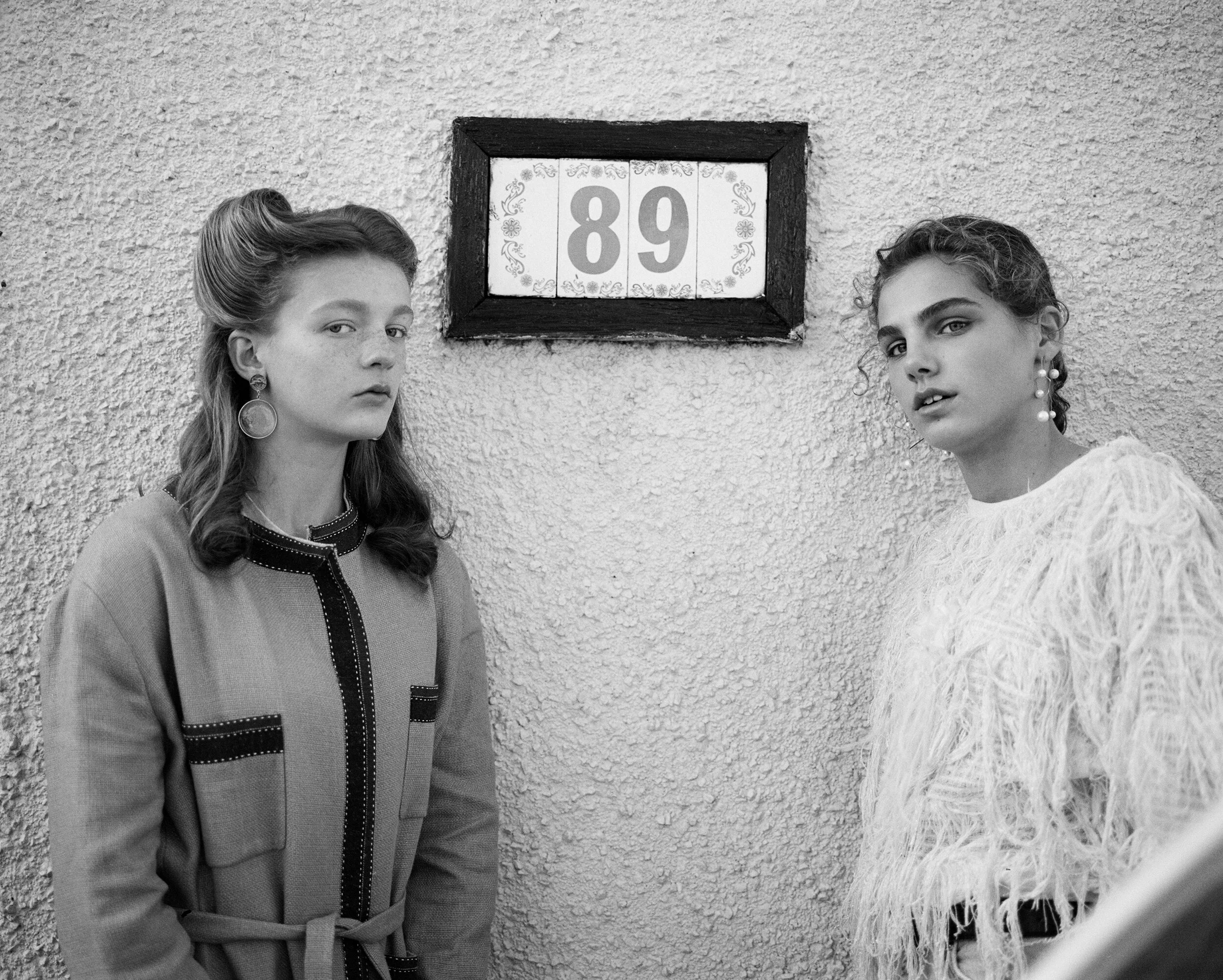 Georgina and Elspeth photographed for Moon