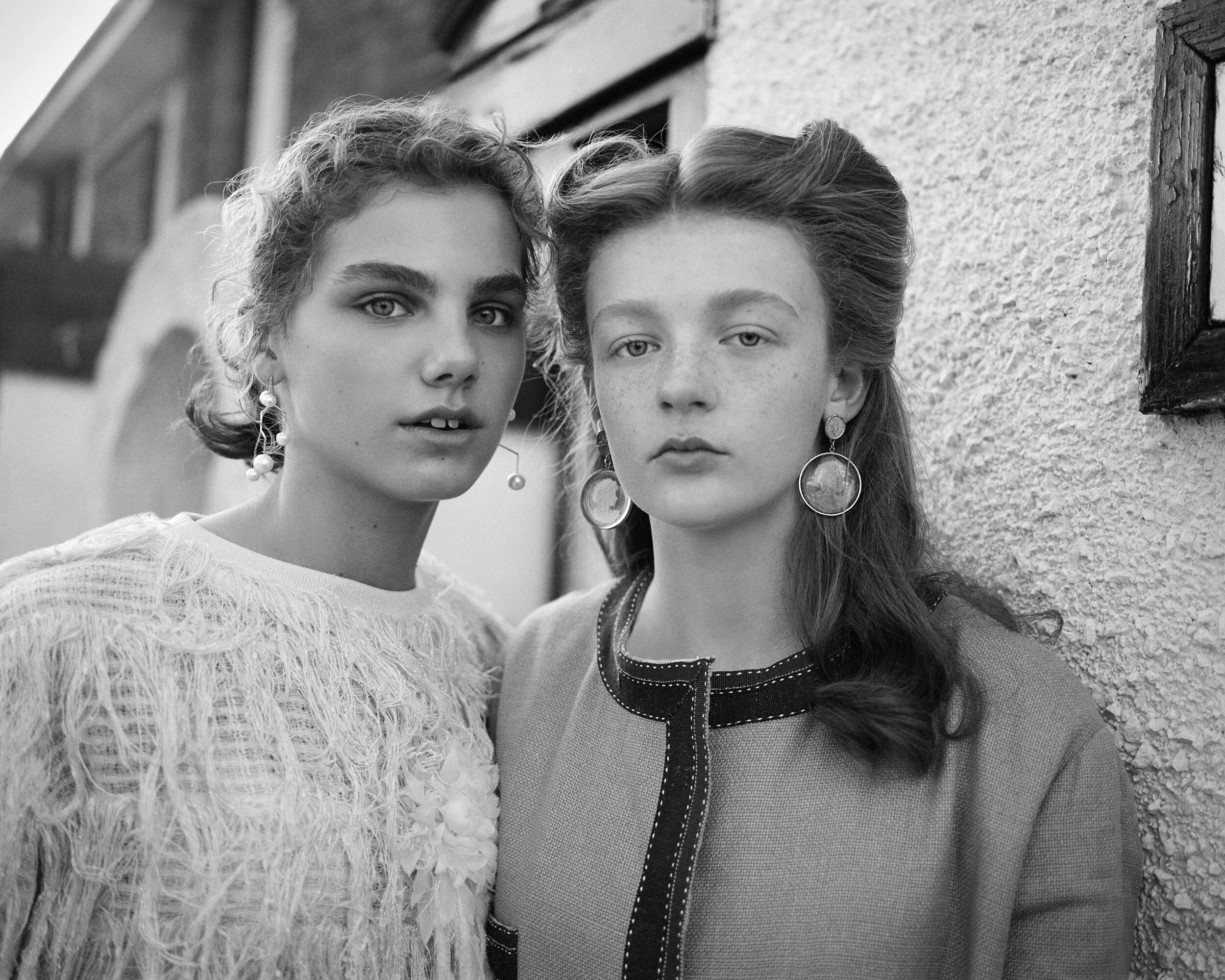 Elspeth and Georgina photographed for Moon