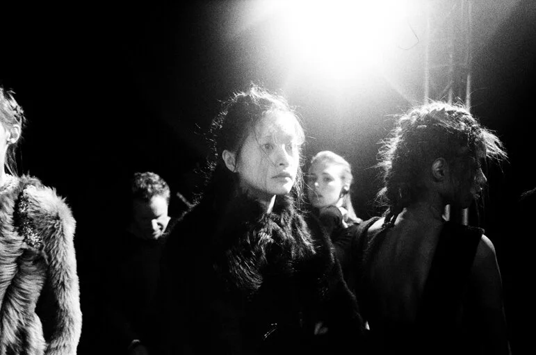 Backstage at Simone Rocha