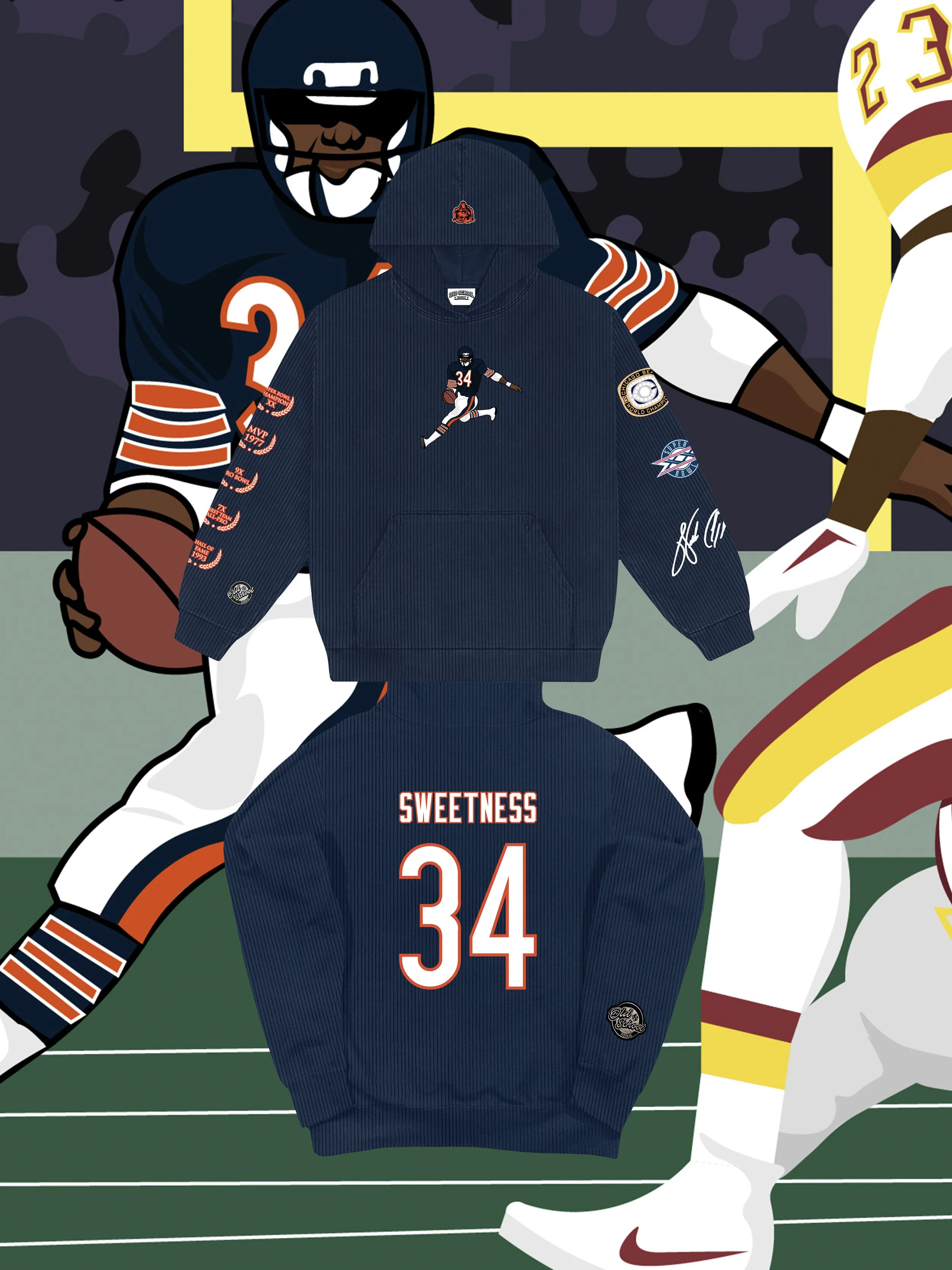 SWEETNESS 34 CORD' HOODIE