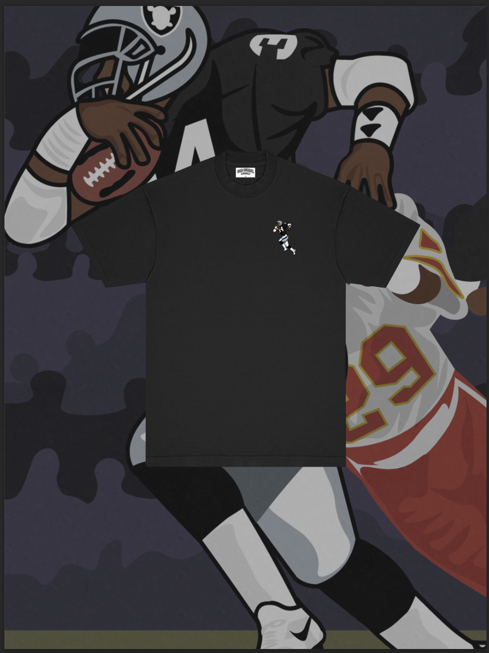 BO JACKSON EMBROIDERED TEE