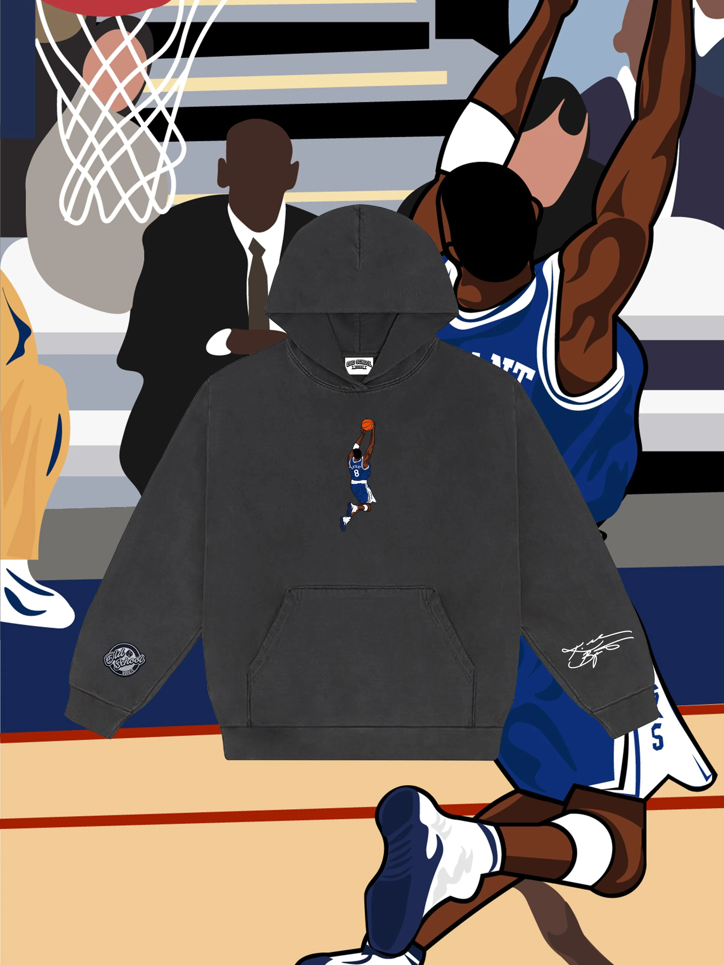 KOBE FRENCH BLUE SIGNATURE HOODIE