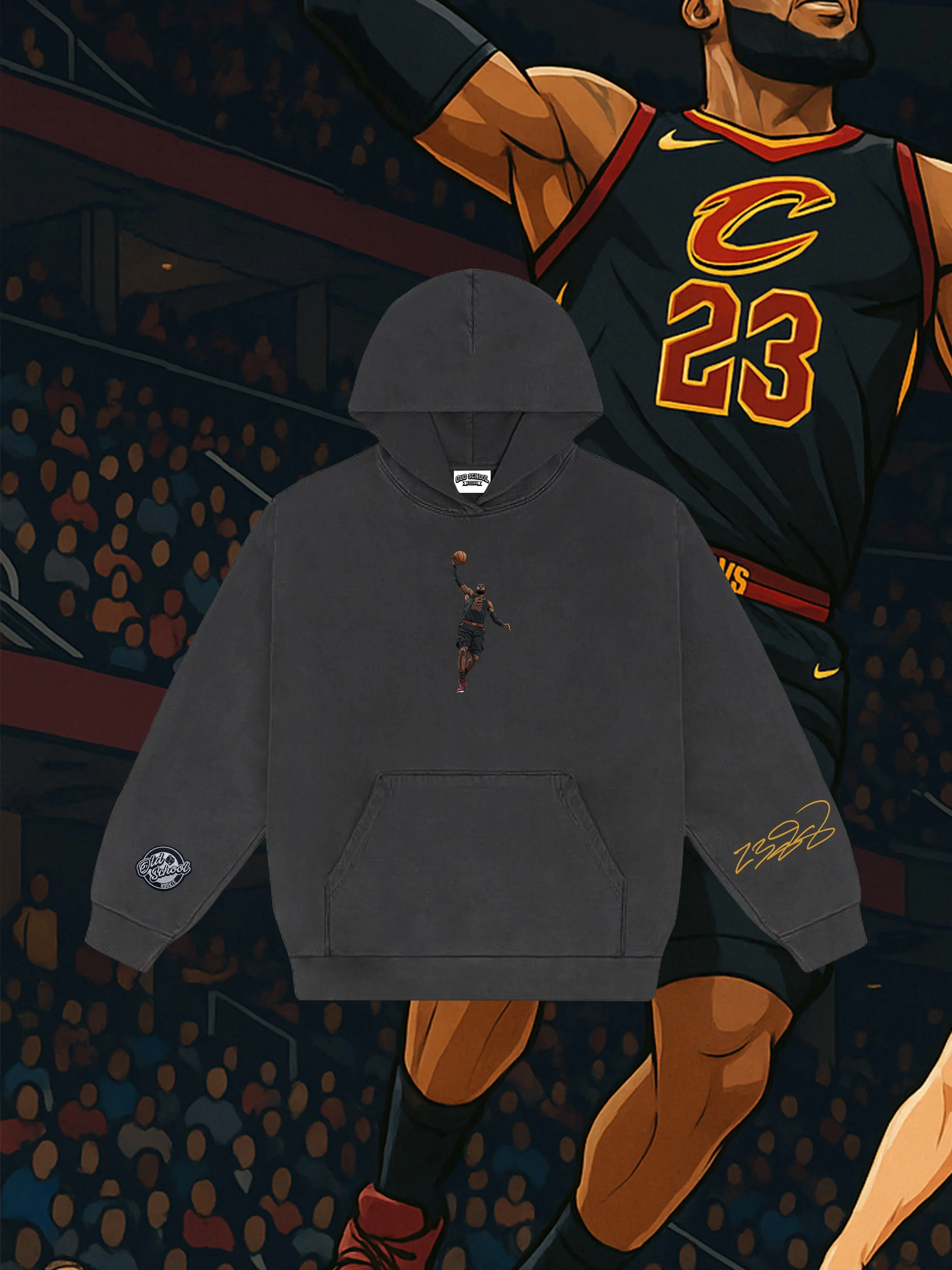 KING JAMES SIGNATURE HOODIE (CAVS)