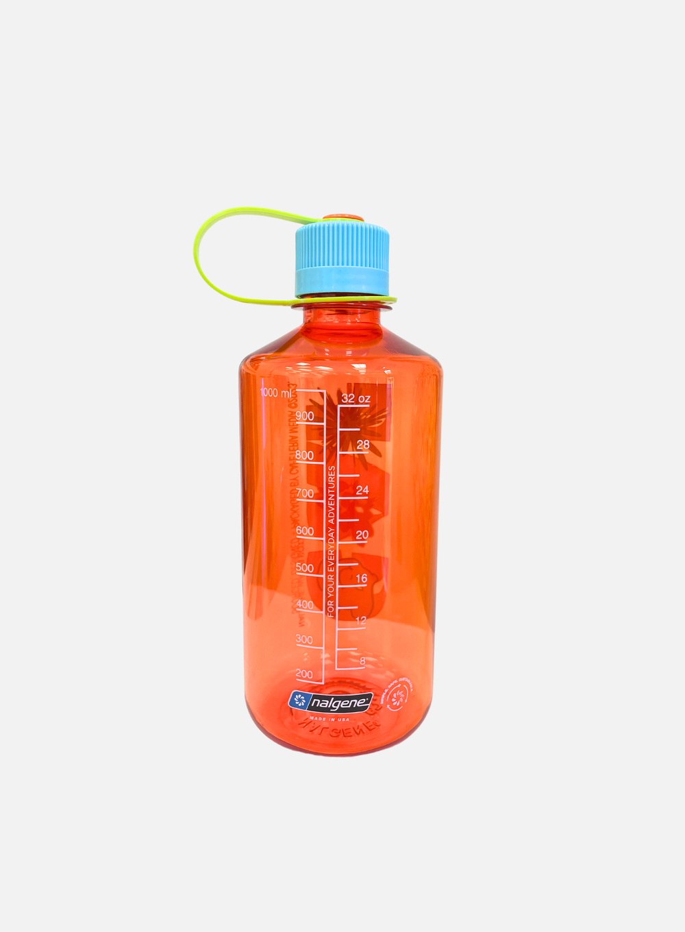 32 Oz Narrow Mouth Water Bottle With Spout Lid