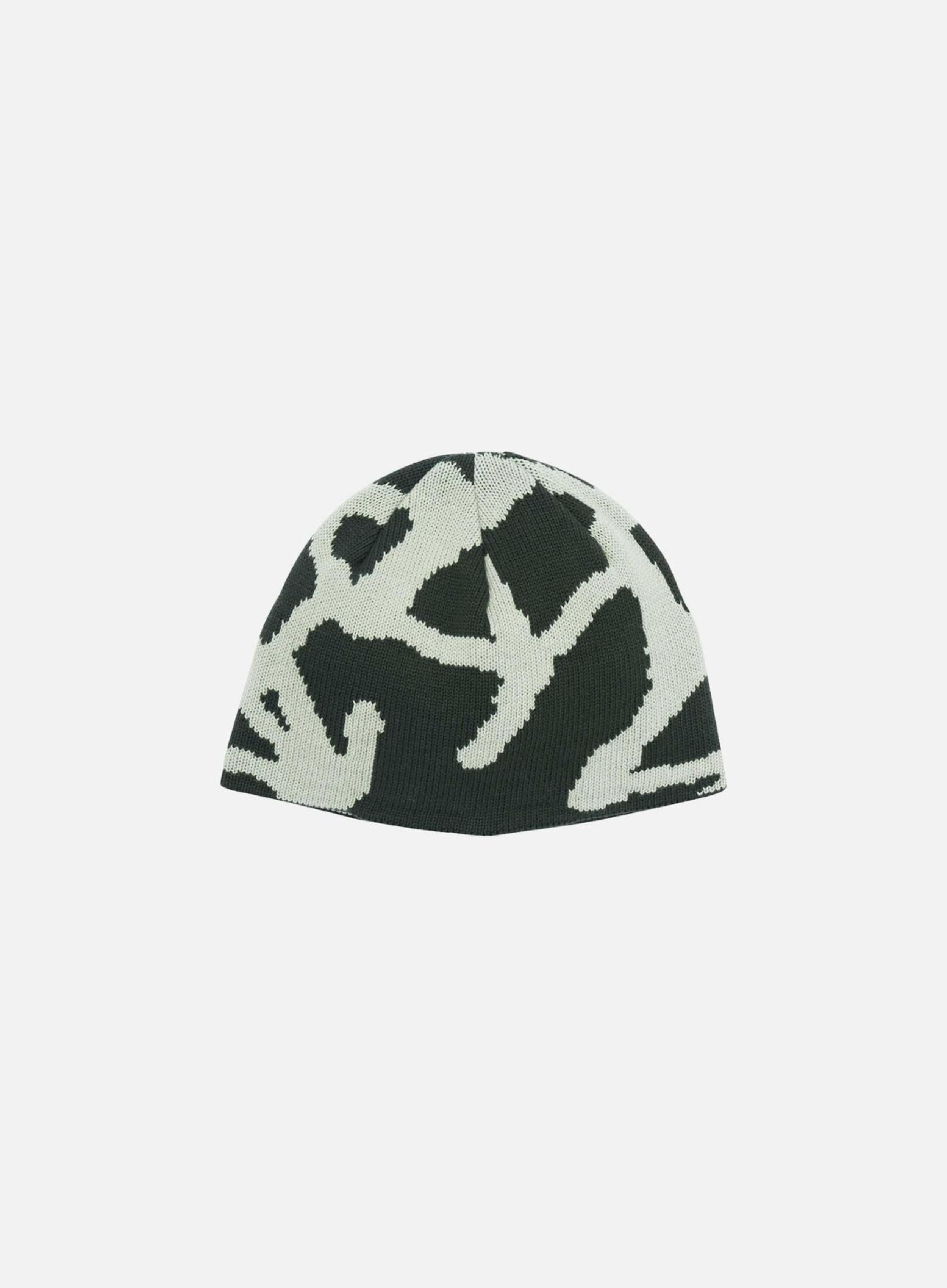 BURLY RUNNINGMAN BEANIE - OAK GREEN.png