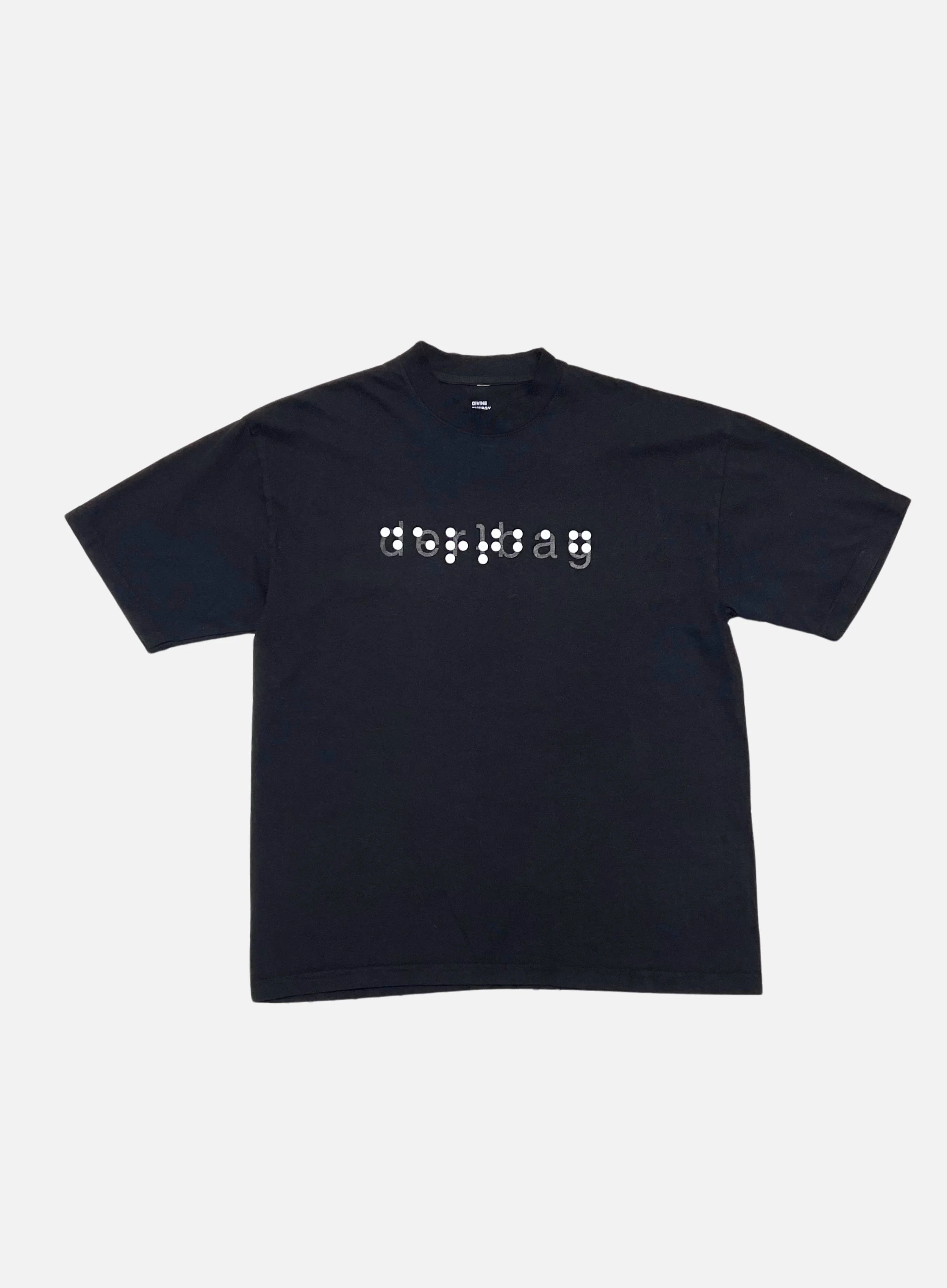Dertbag Braille Wordmark Tee (Black)