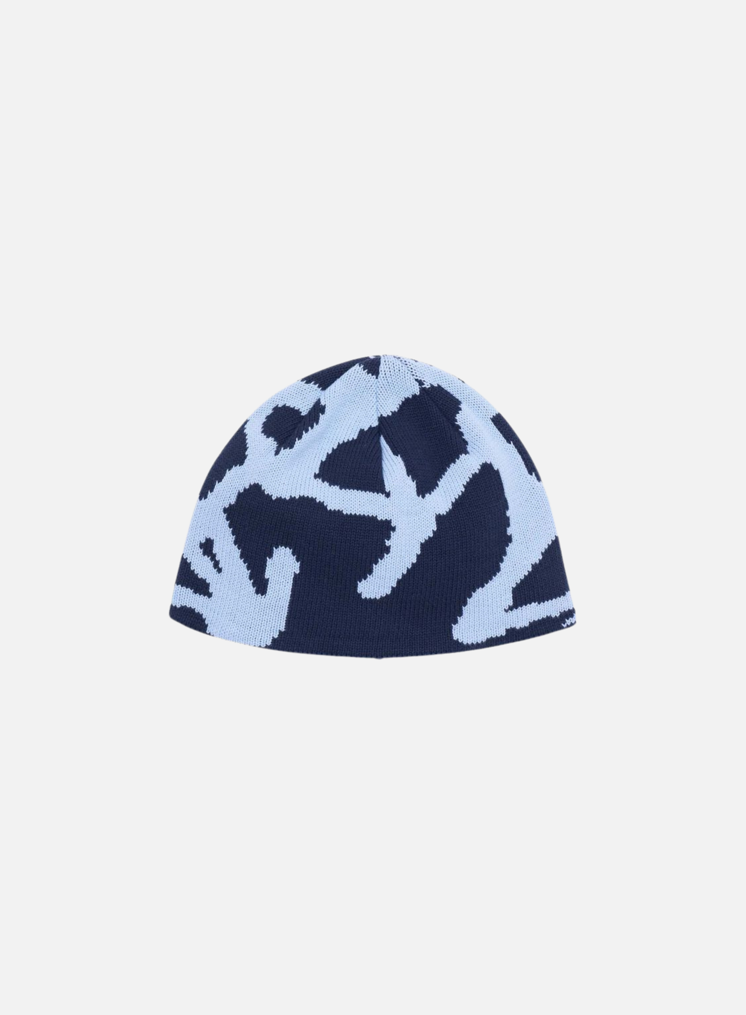 BURLY RUNNINGMAN BEANIE - SPLATTER BLUE.png