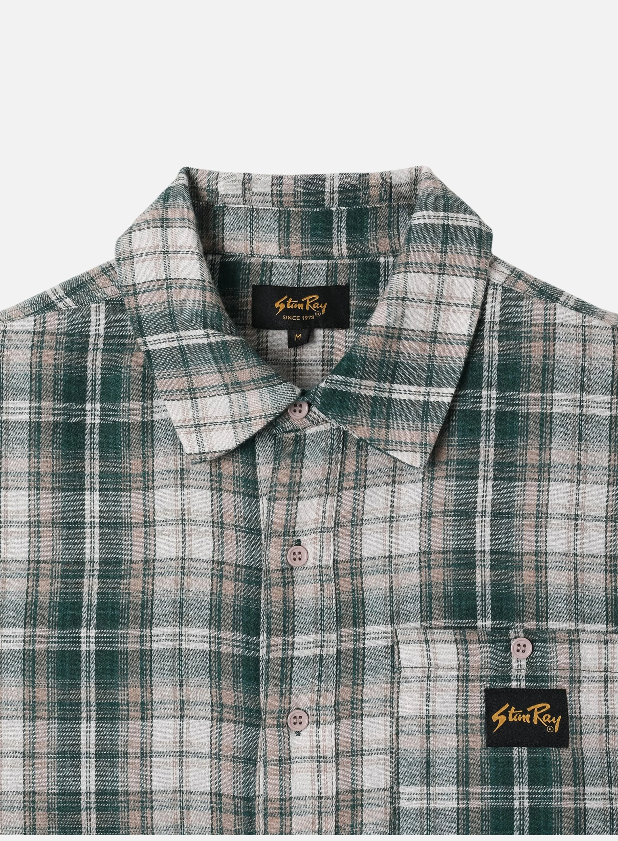 Stan Ray Flannel Shirt (Green Plaid) (4).jpg