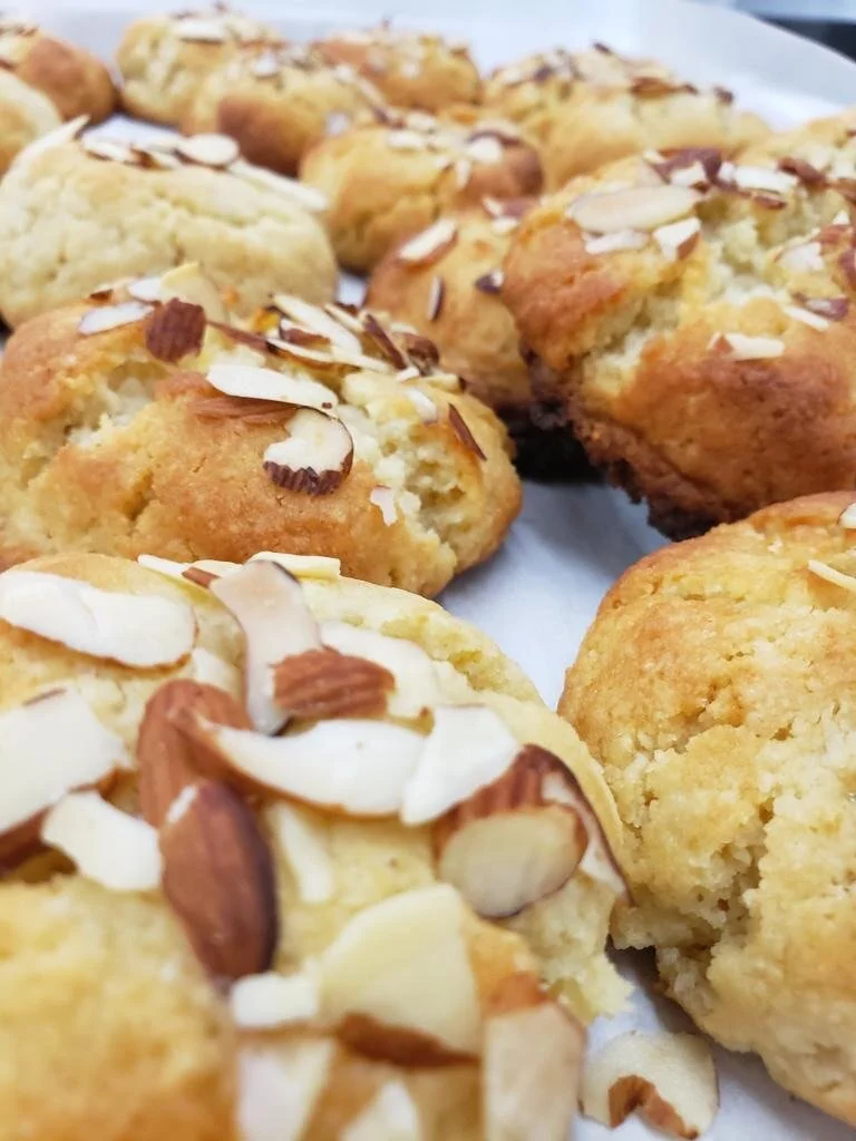 Almond scones…