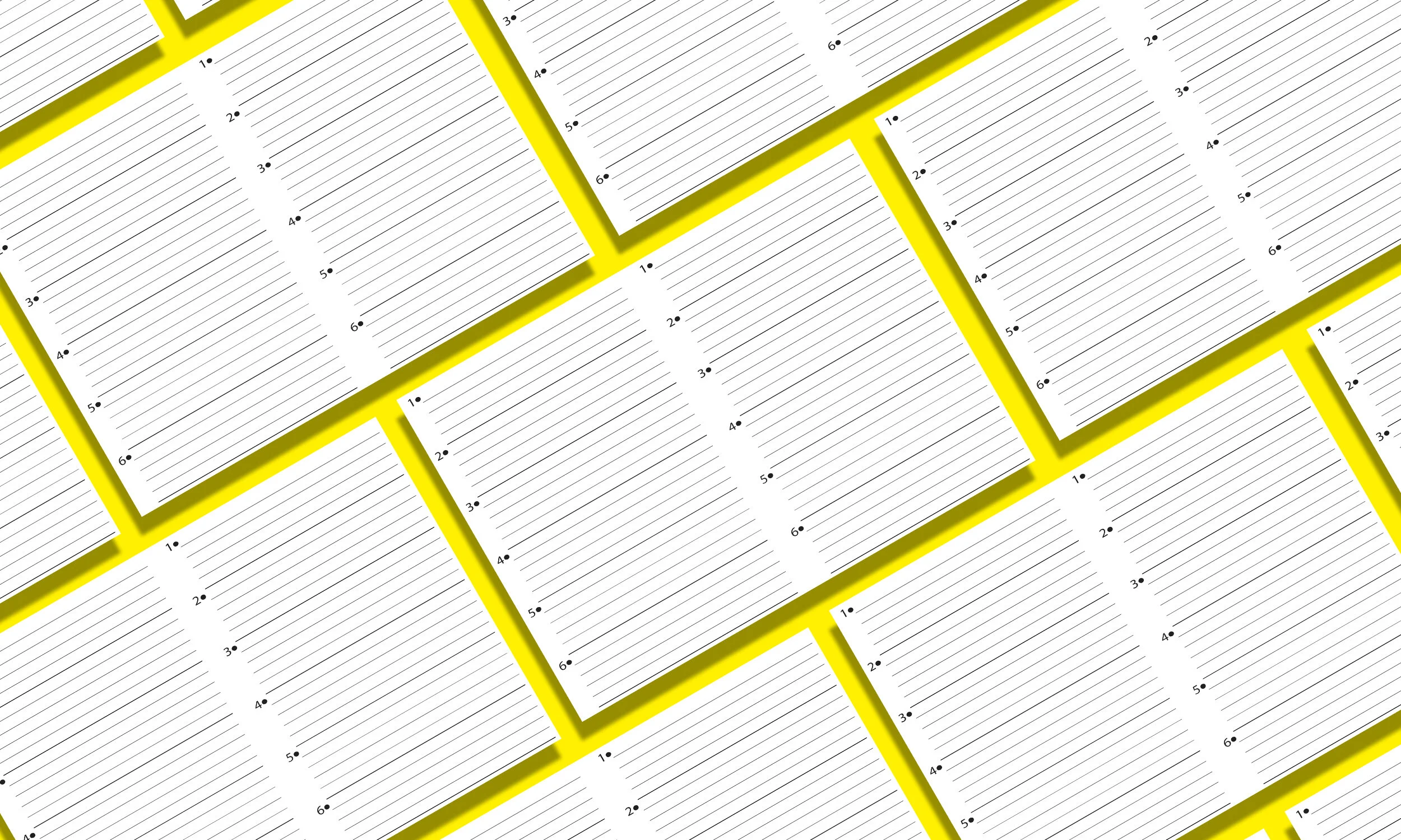 Extra Notes Sheets Hard Copies