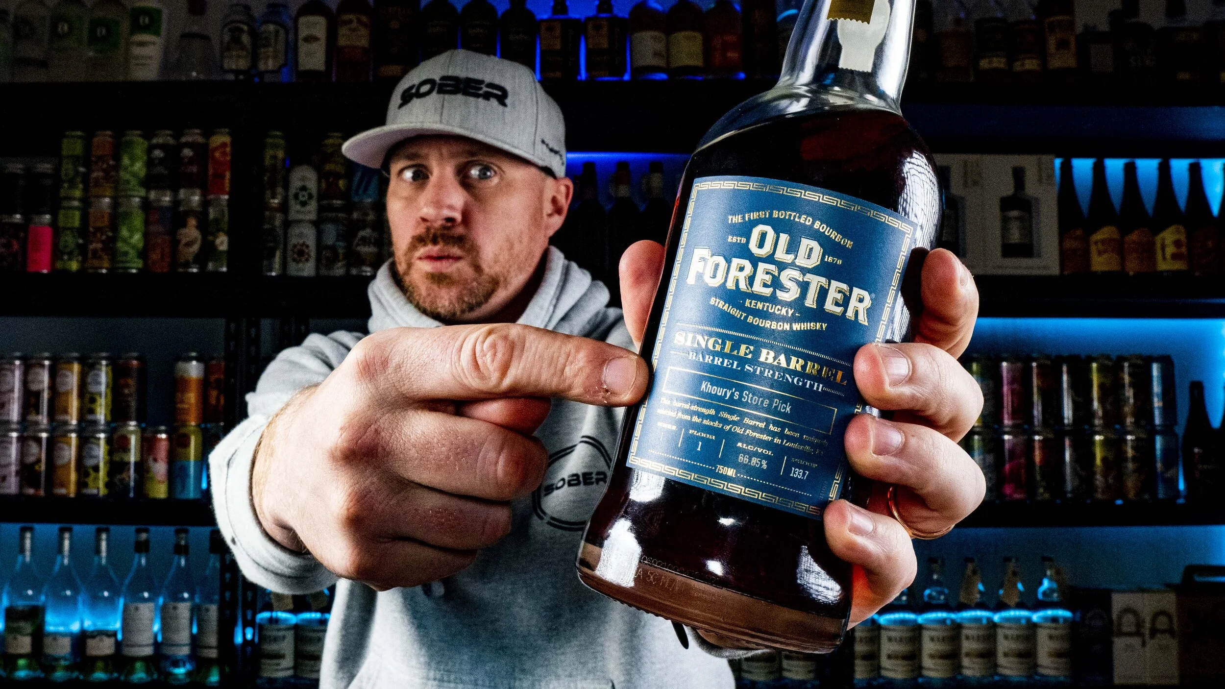 Old Forester Single Barrel, Barrel Strength Khoury’s Store Pick