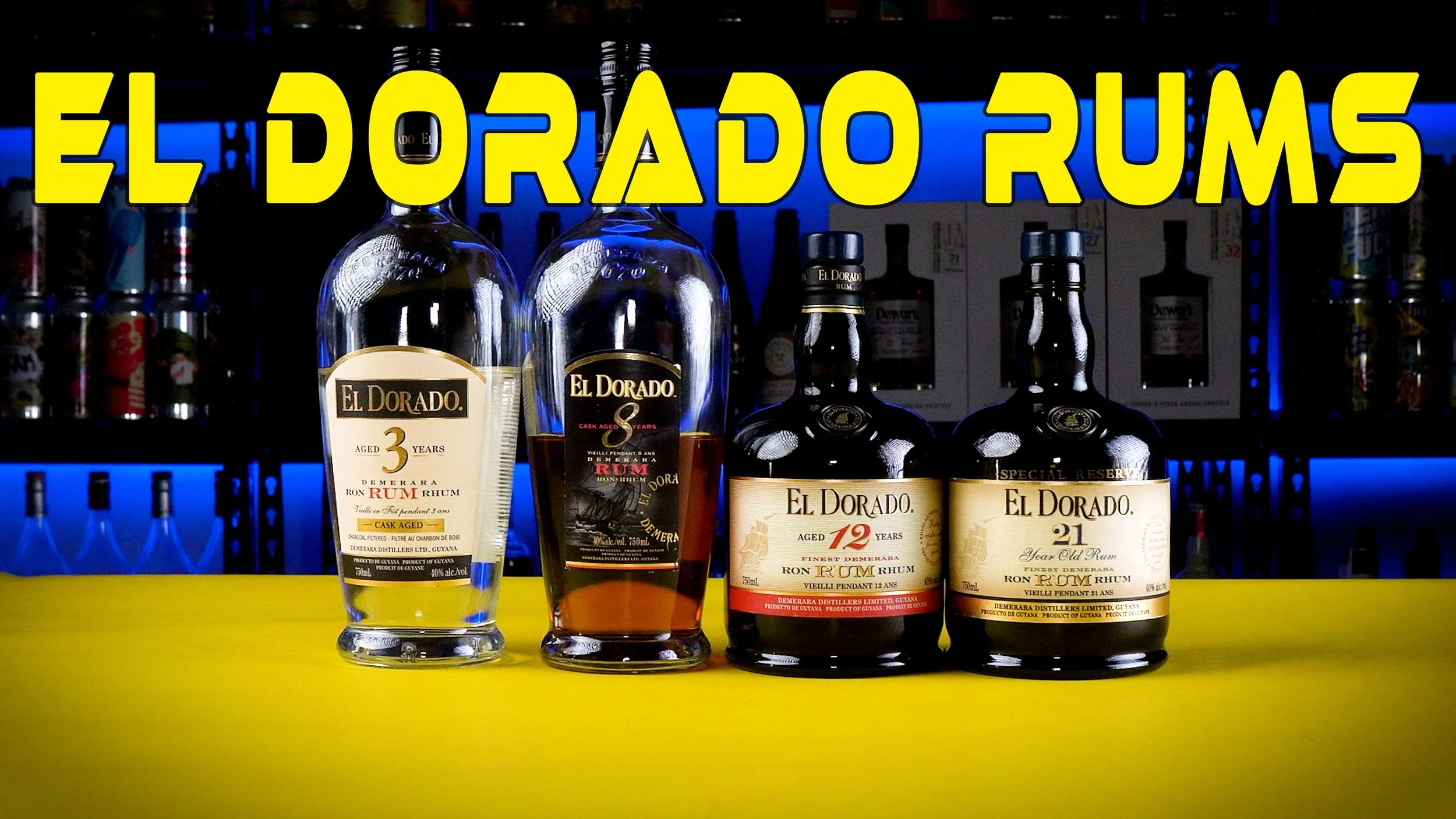 El Dorado Rums 3-years-old, 8-years-old, 12-years-old &amp; 21-years-old | 2022