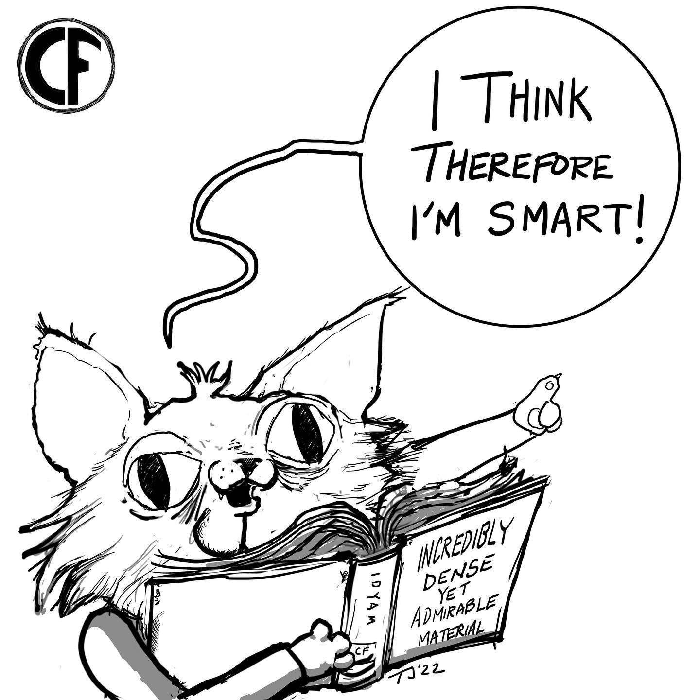 &ldquo;I think therefore I&rsquo;m smart!&rdquo; Spoken from honorary academic Officer Spitz.

As I develop more story I stumble upon certain characters that I love so much that I want to share them. 

Love, 

TJ