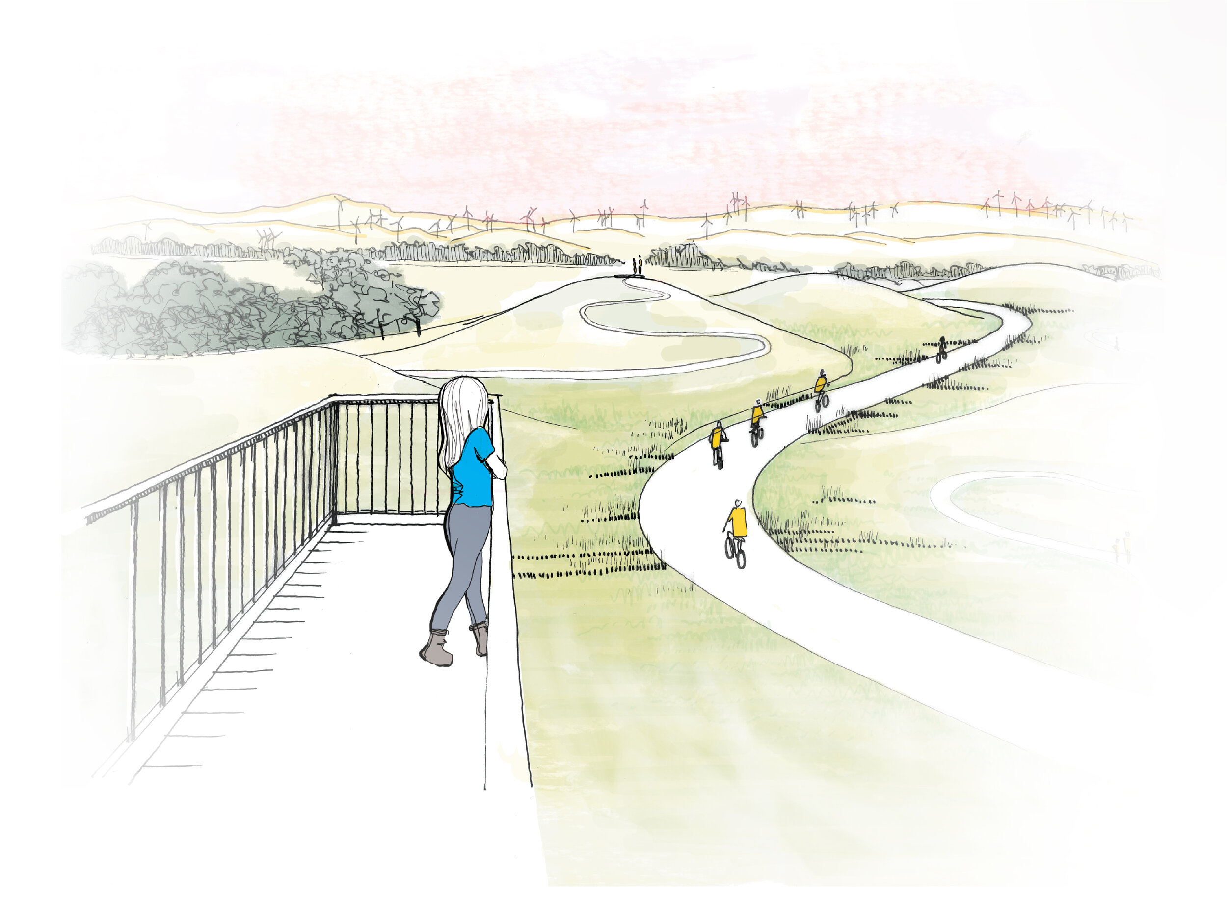 cantilevered overlook