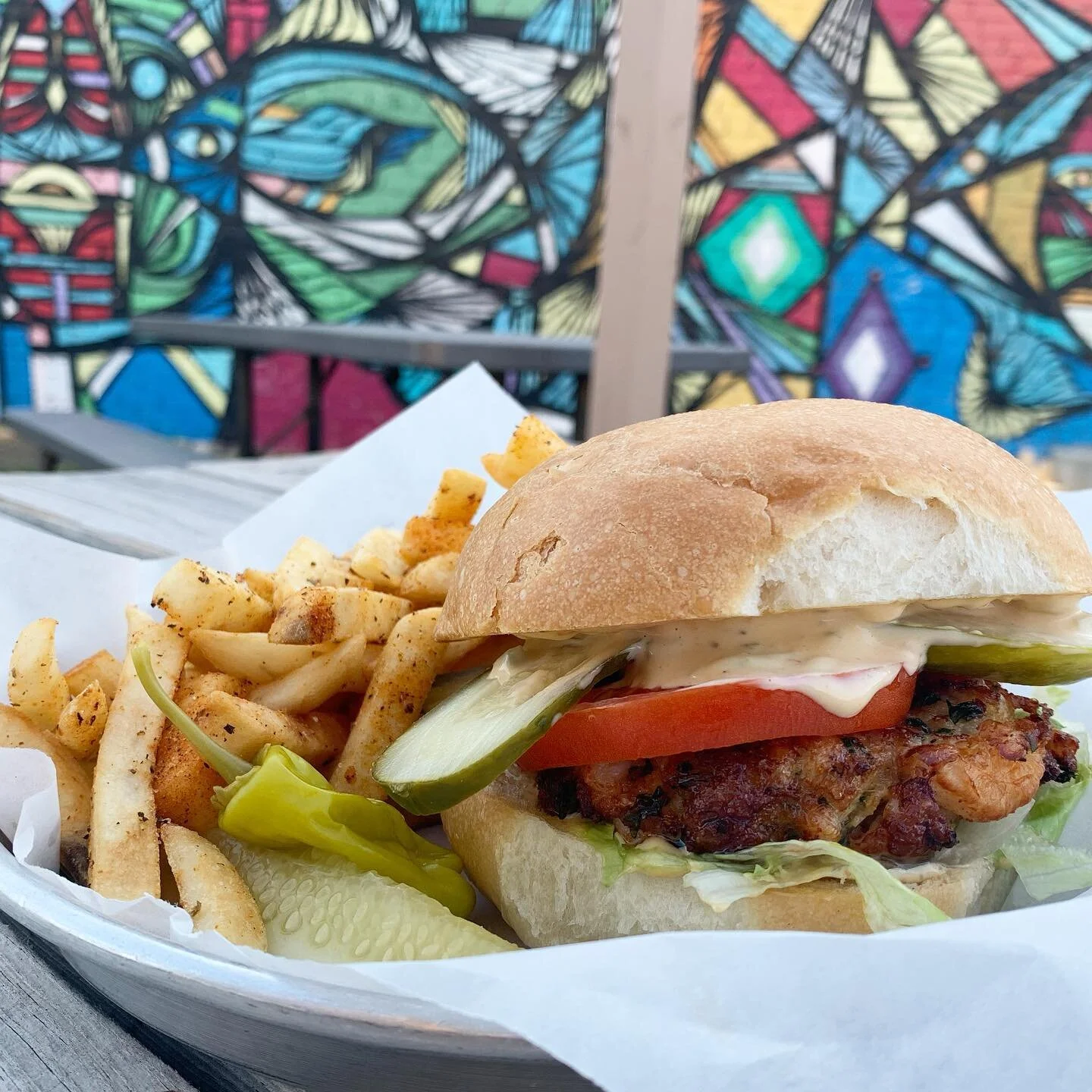 Shrimp Burger