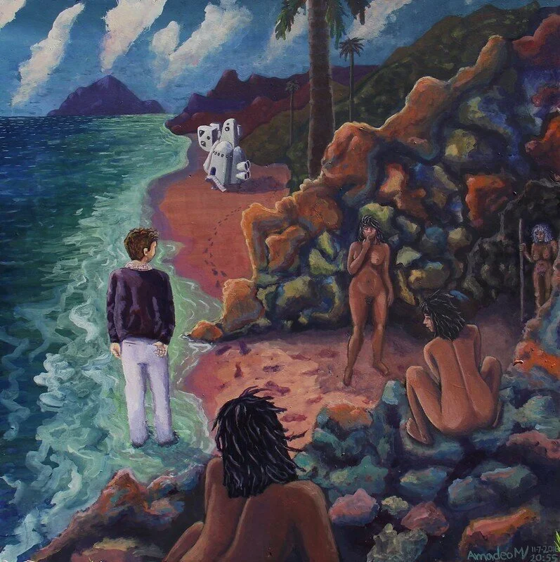 The Planet of the Naked Women That Shout to the Sky the Dreams of the Universe.