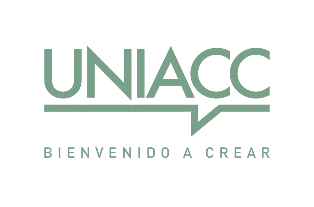 Logo de UNIACC y la frase Bienvenido a crear