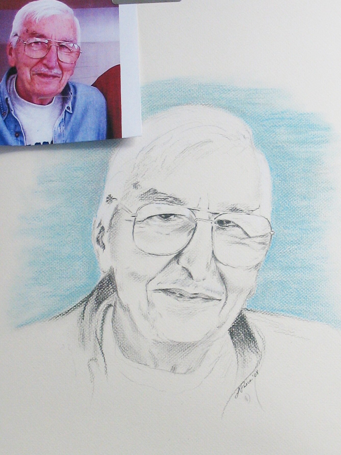 "Frank" - Colored pencil - 14 x 18