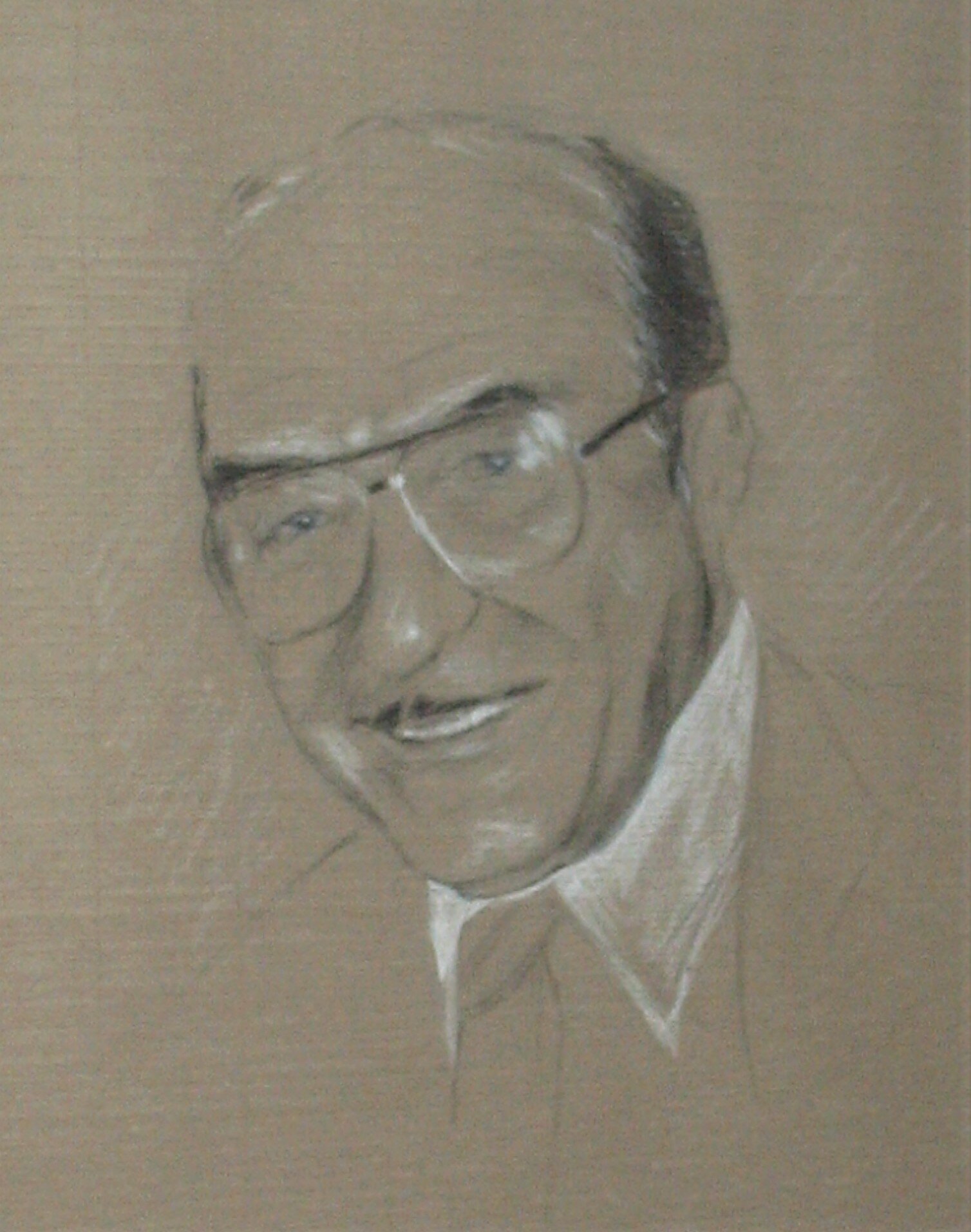 "Papa" - Pencil/Charcoal - 14 x 18