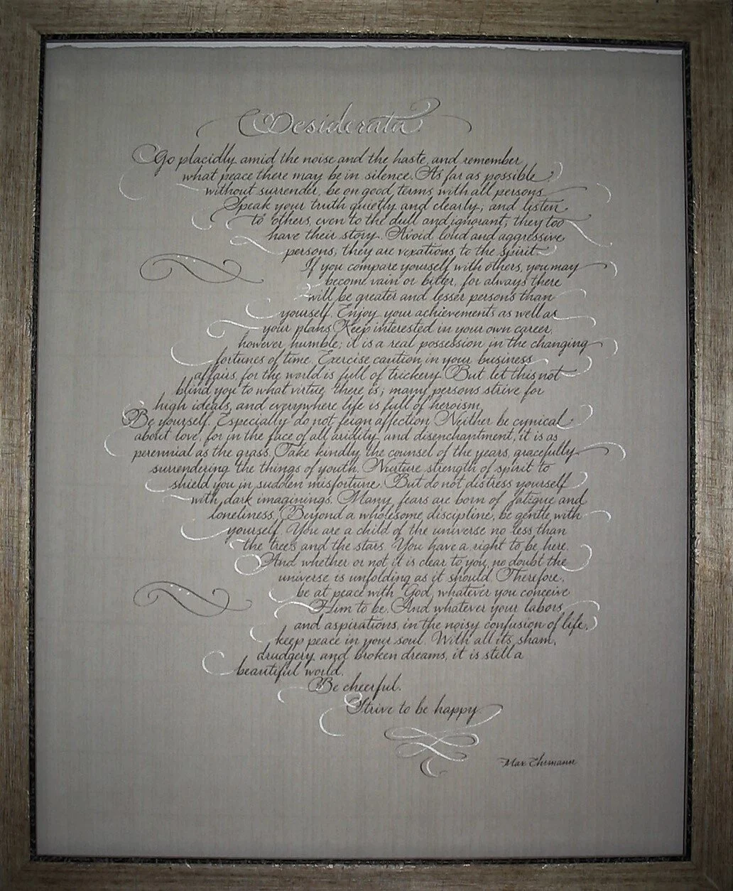 Desiderata