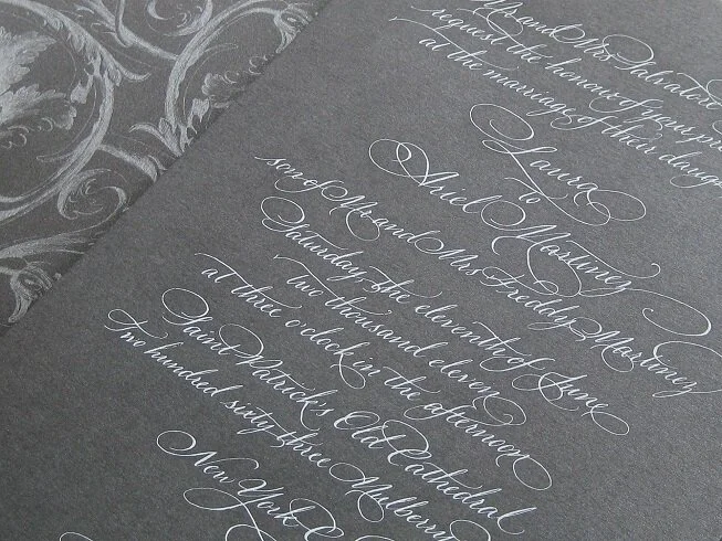 Wedding invitation
