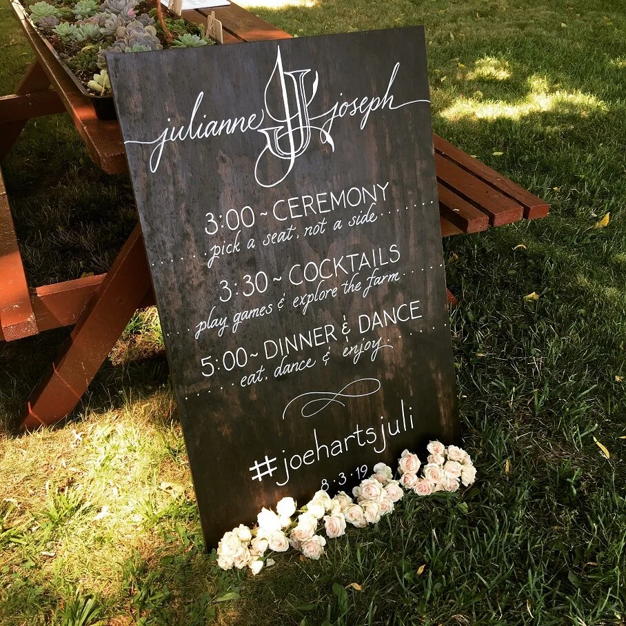 Ceremony sign