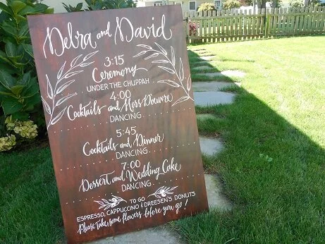 Wedding signage