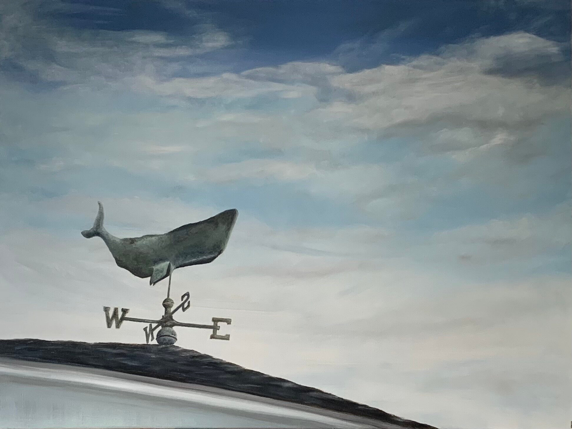 "SE Wind at Ponquogue" Oil on Canvas - 36 x 48