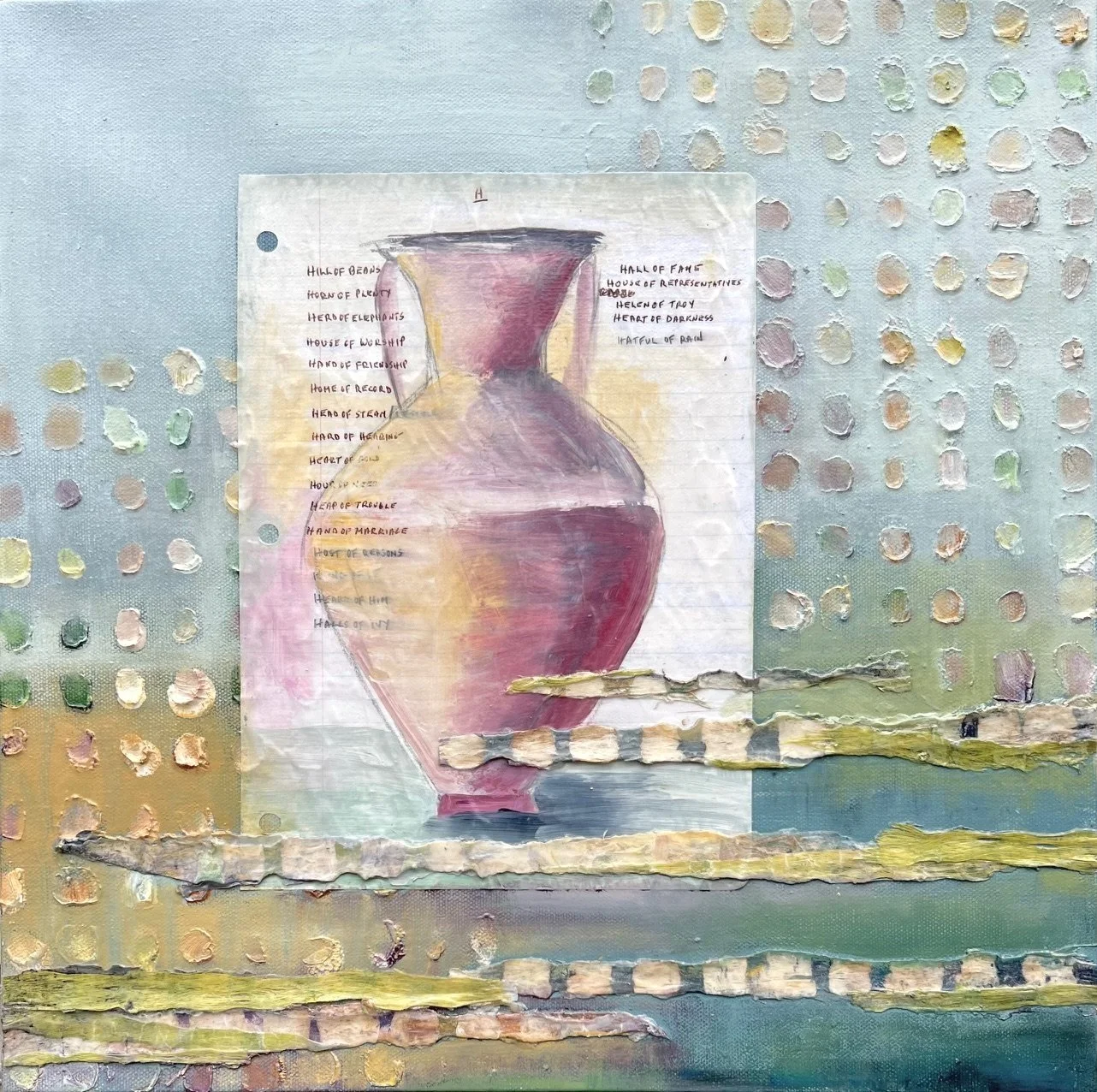 "Home OF Record" - Canvas - 16 x 16