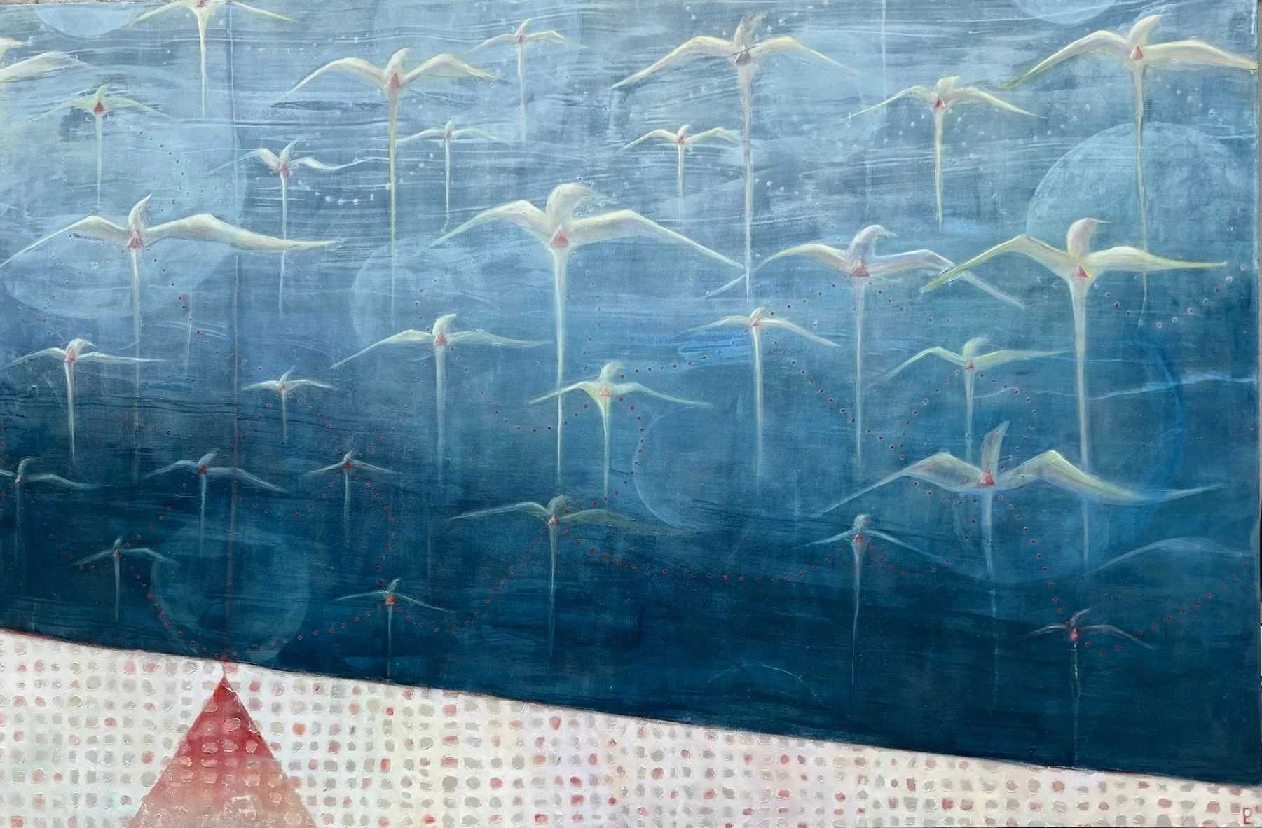 "She Whispers at Night" - Oil on Canvas - 48 x 72