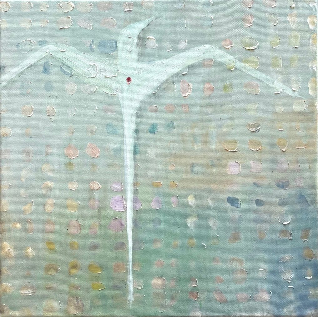 "Bird 7" - Oil on Canvas - 12 x 12