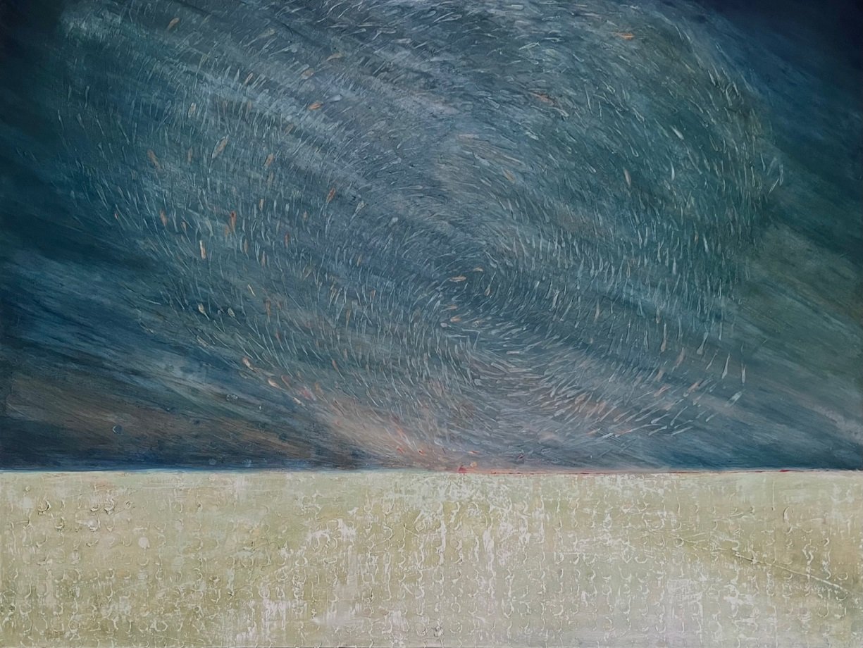 "Return to the River" - Oil/Cold Wax on Canvas - 36 x 48