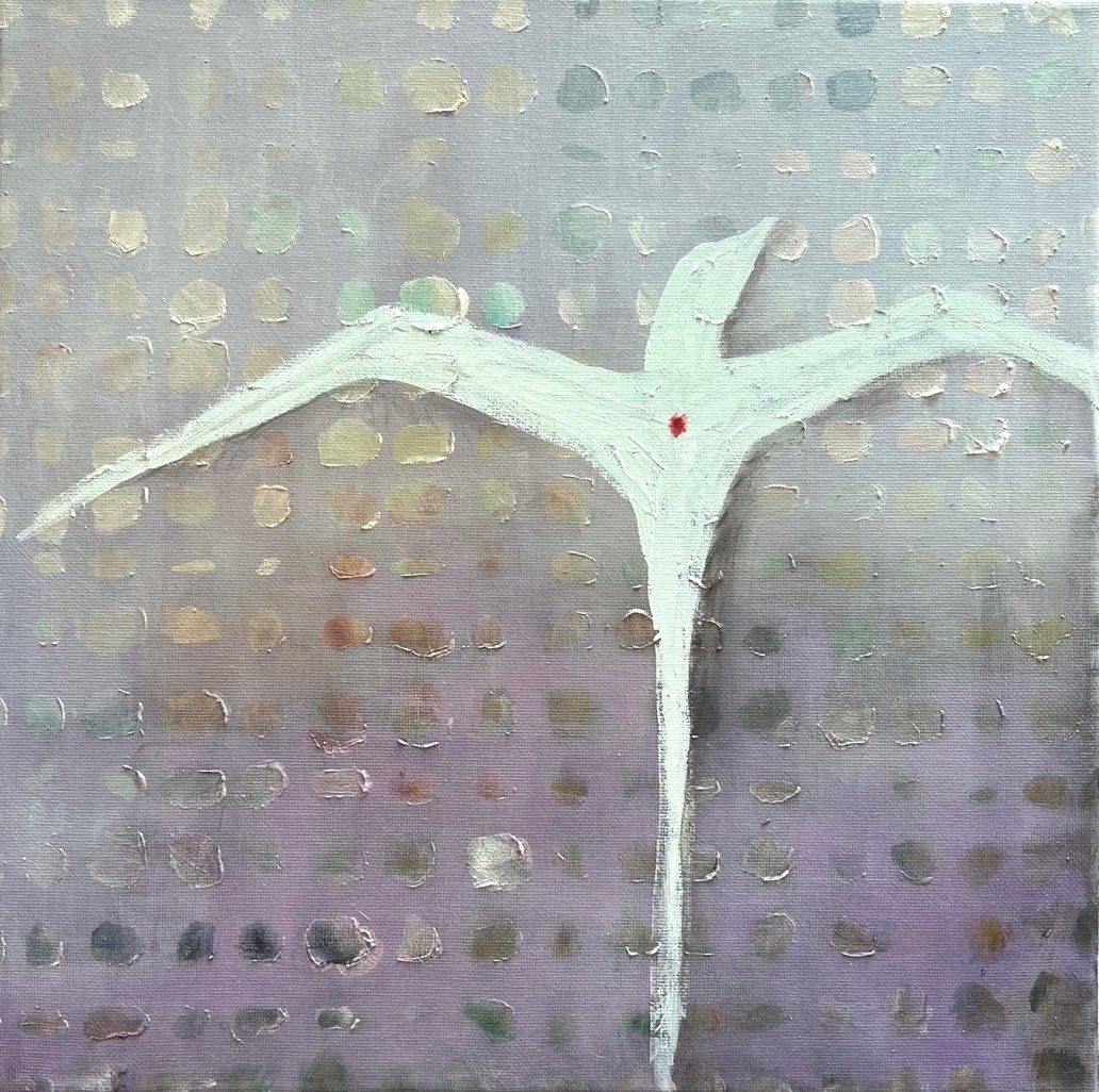 "Bird 8" - Oil on Canvas - 12 x 12