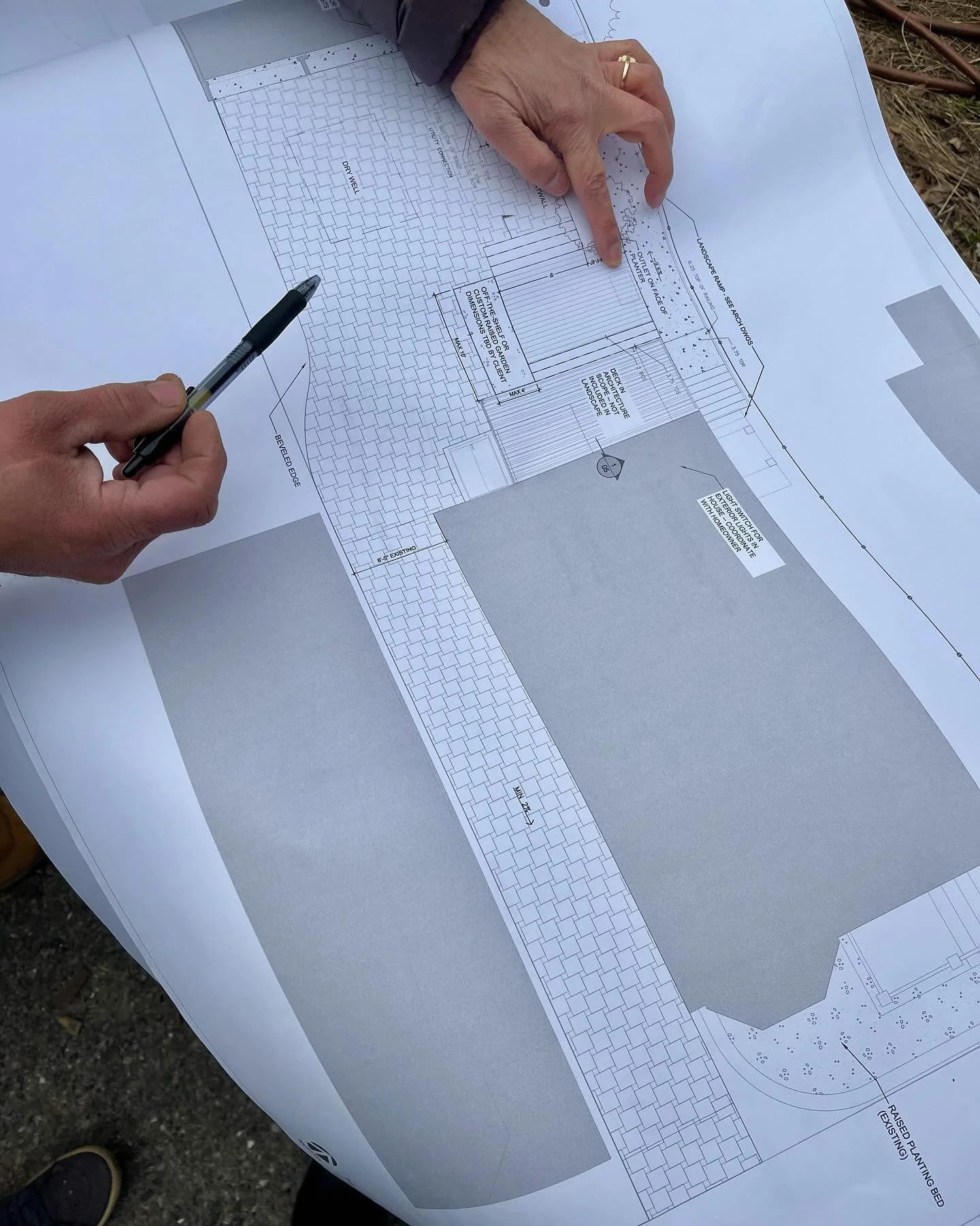 Great site visit yesterday with @bertolacustomhomes and #masonryandmore to kick off construction season!