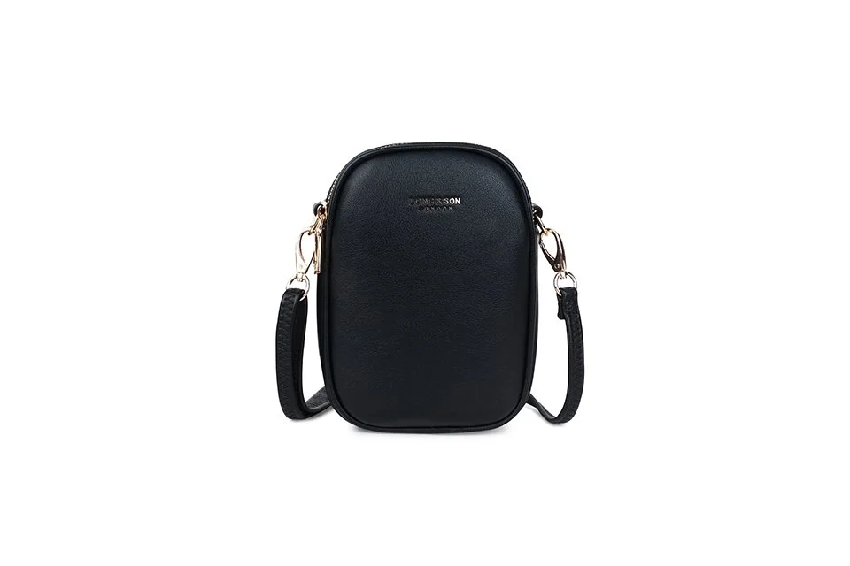 Compact Crossbody Bag - Black