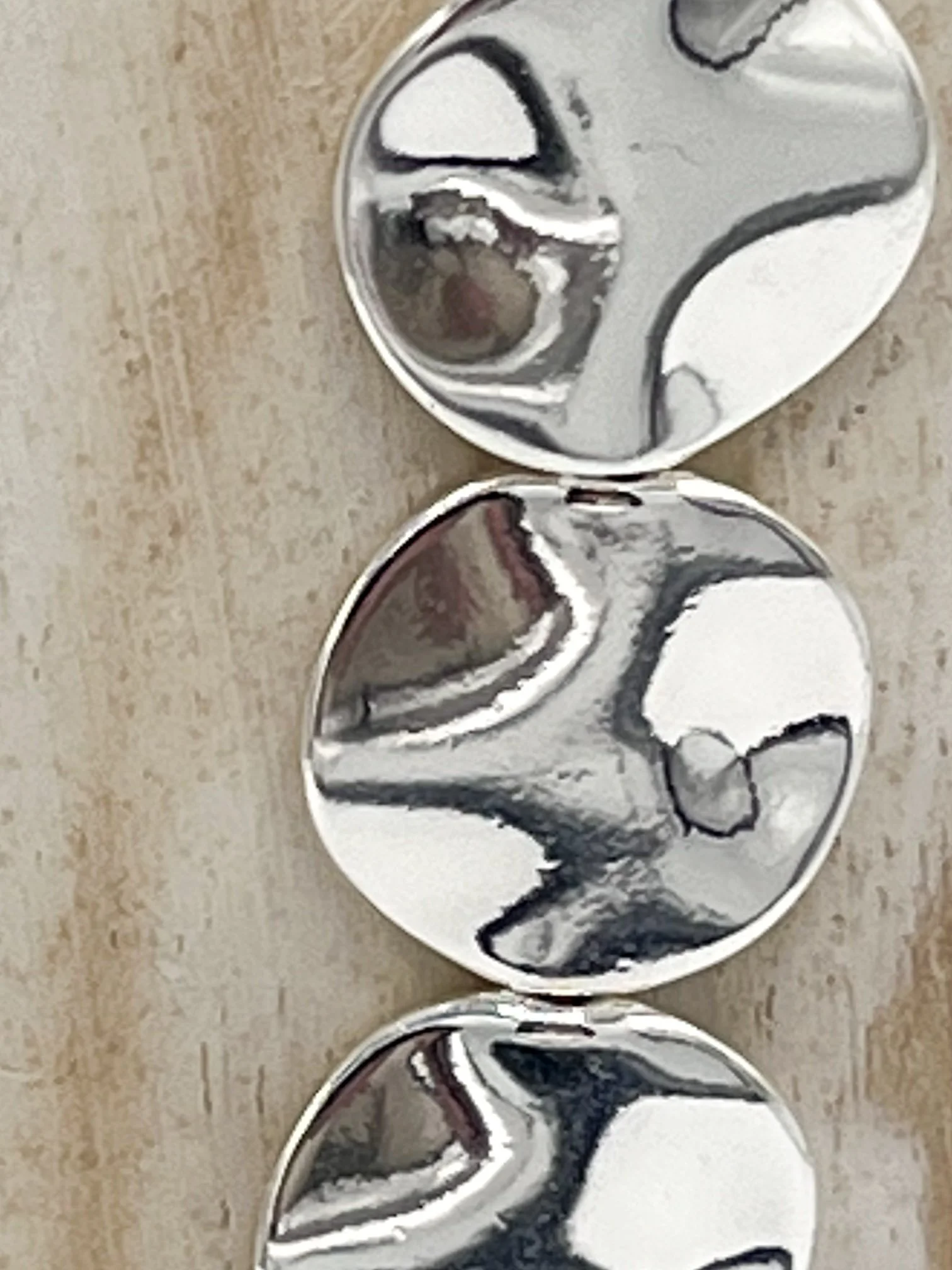 Long Silver Plated Tear Drop Necklace — No.84 Accessories & Gifts