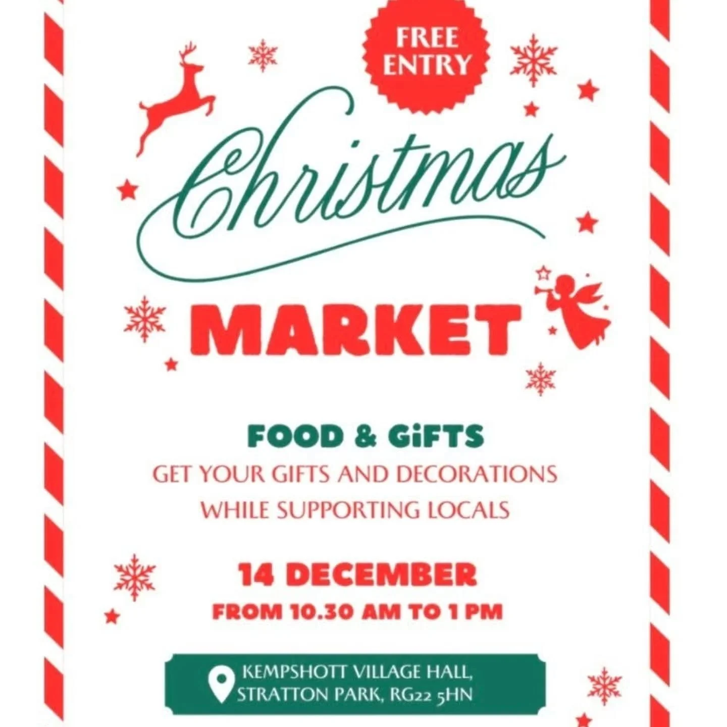 This is where you can find us for our last 2 events in 2025 🎄

Sunday 14th December - Kempshott Village Hall Sunday Market - 10.30am-1.00pm 

Monday 15th December - Basingstoke Community Market at The Holly Blue (Alpine Bar) - 6.30pm-9pm 

If you ar