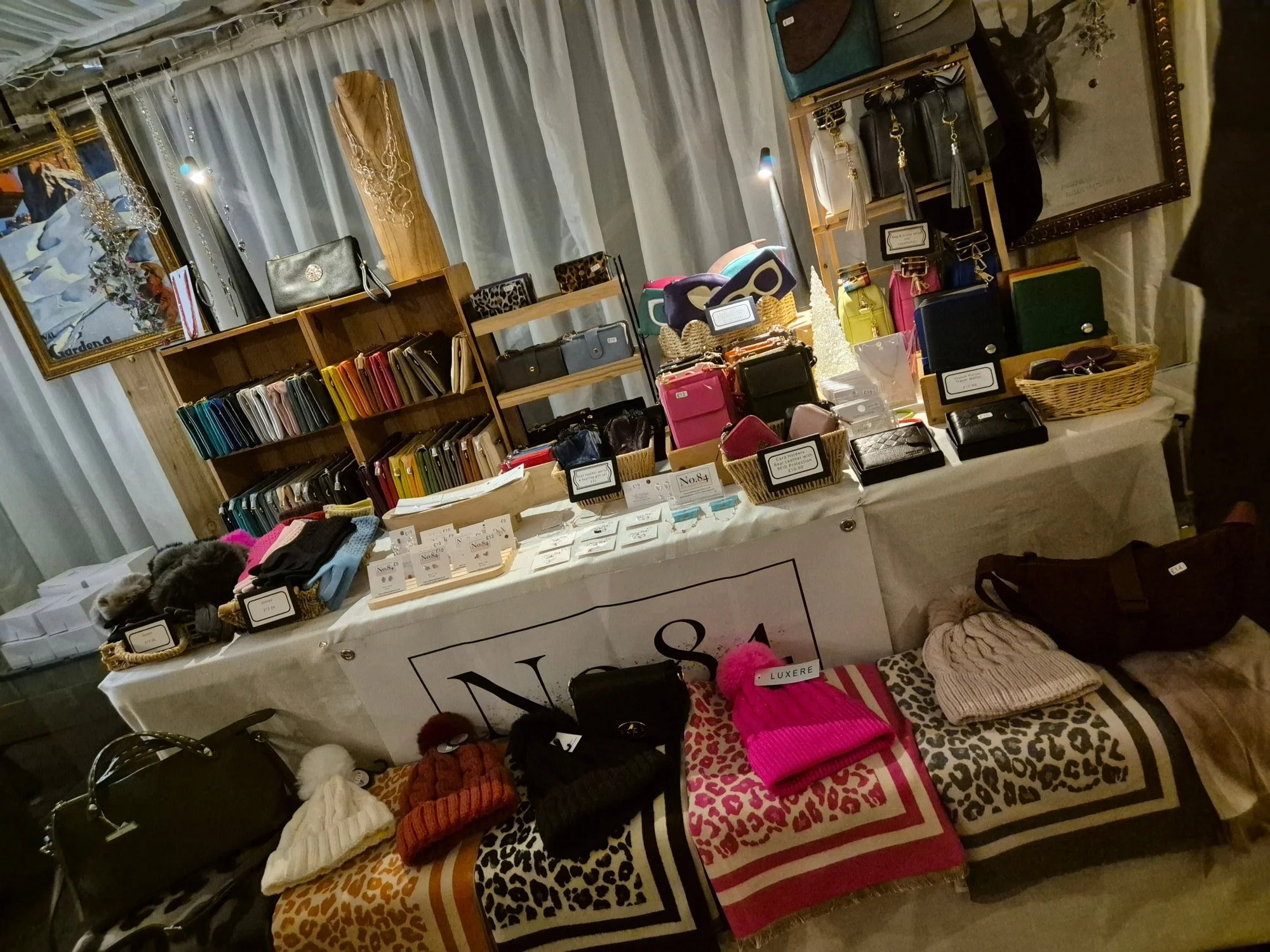 All set up at Basingstoke Community Market Christmas Fair at The Holly Blue - here until 9pm. Pop along and see us 😍