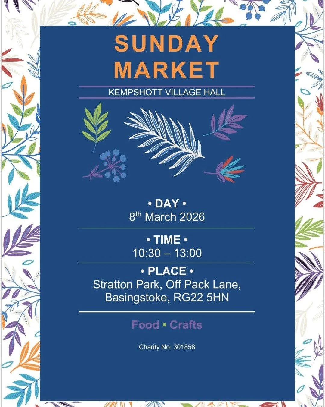 This is where you can find us on Sunday, pop along and support local crafters and small businesses 😊