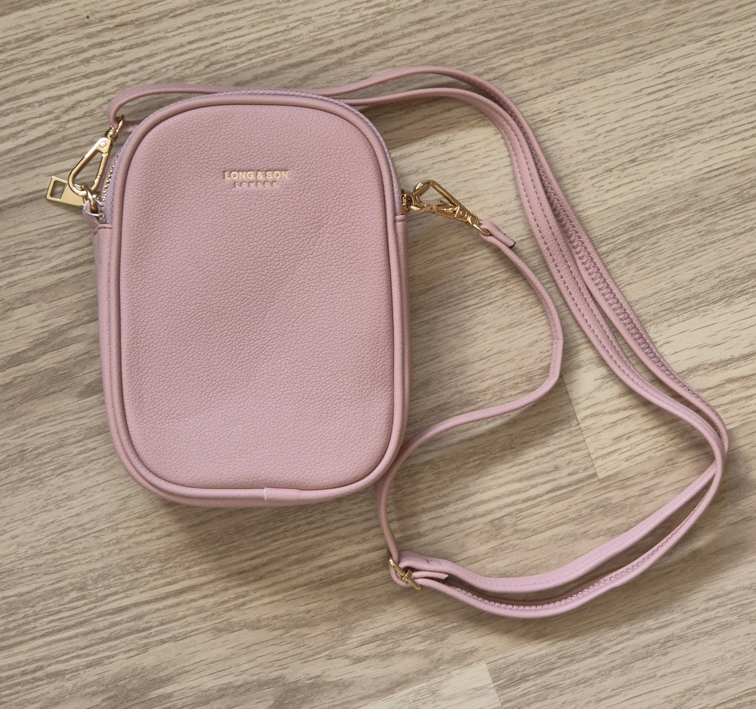 Compact Crossbody Bag - Pink