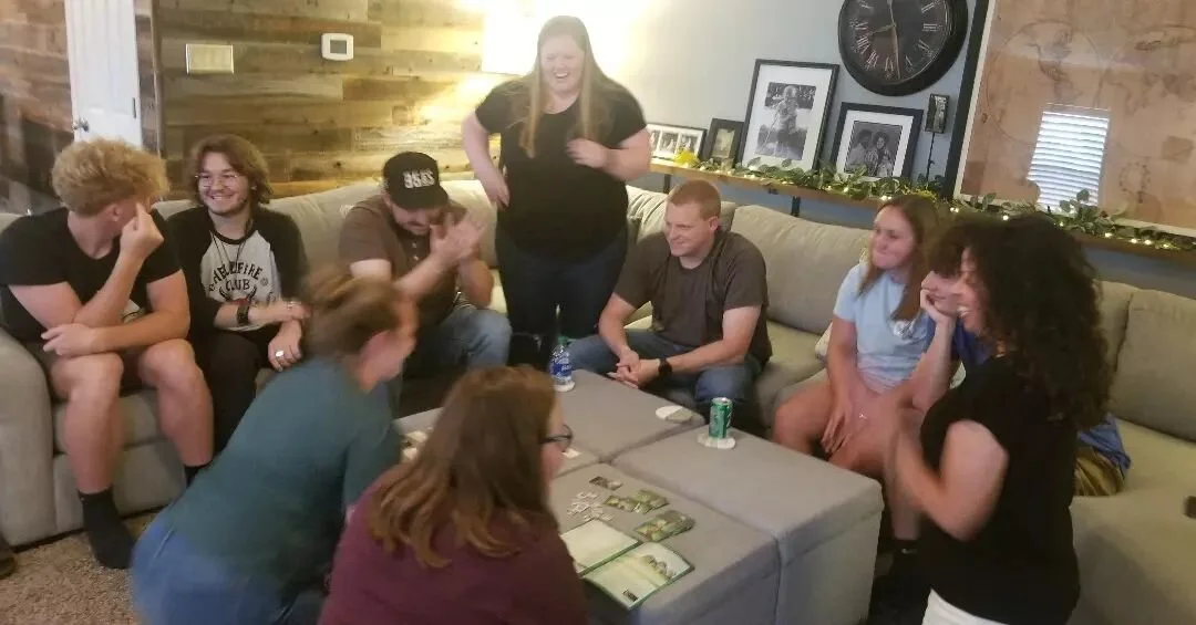 Tamara and I had some of our church's college-age peeps over for pizza and games...so much fun hanging out with them!