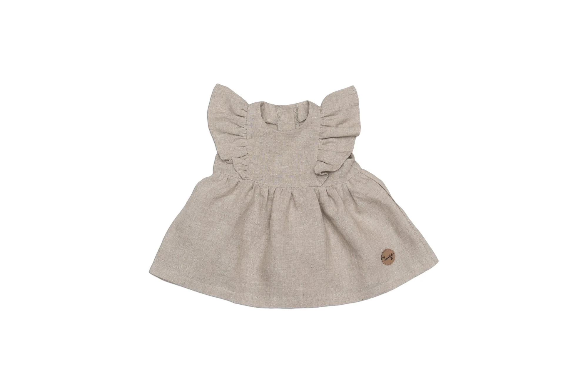 Baby & Toddler Beige Linen Dress