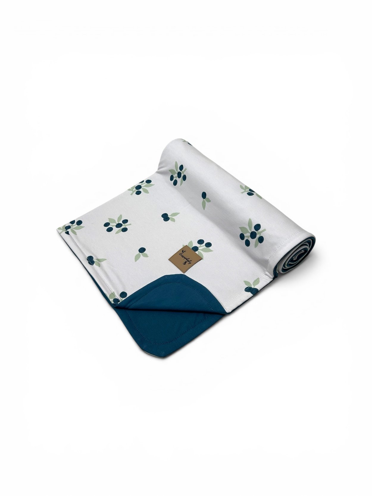 Double-Sided Blueberry Baby Blanket