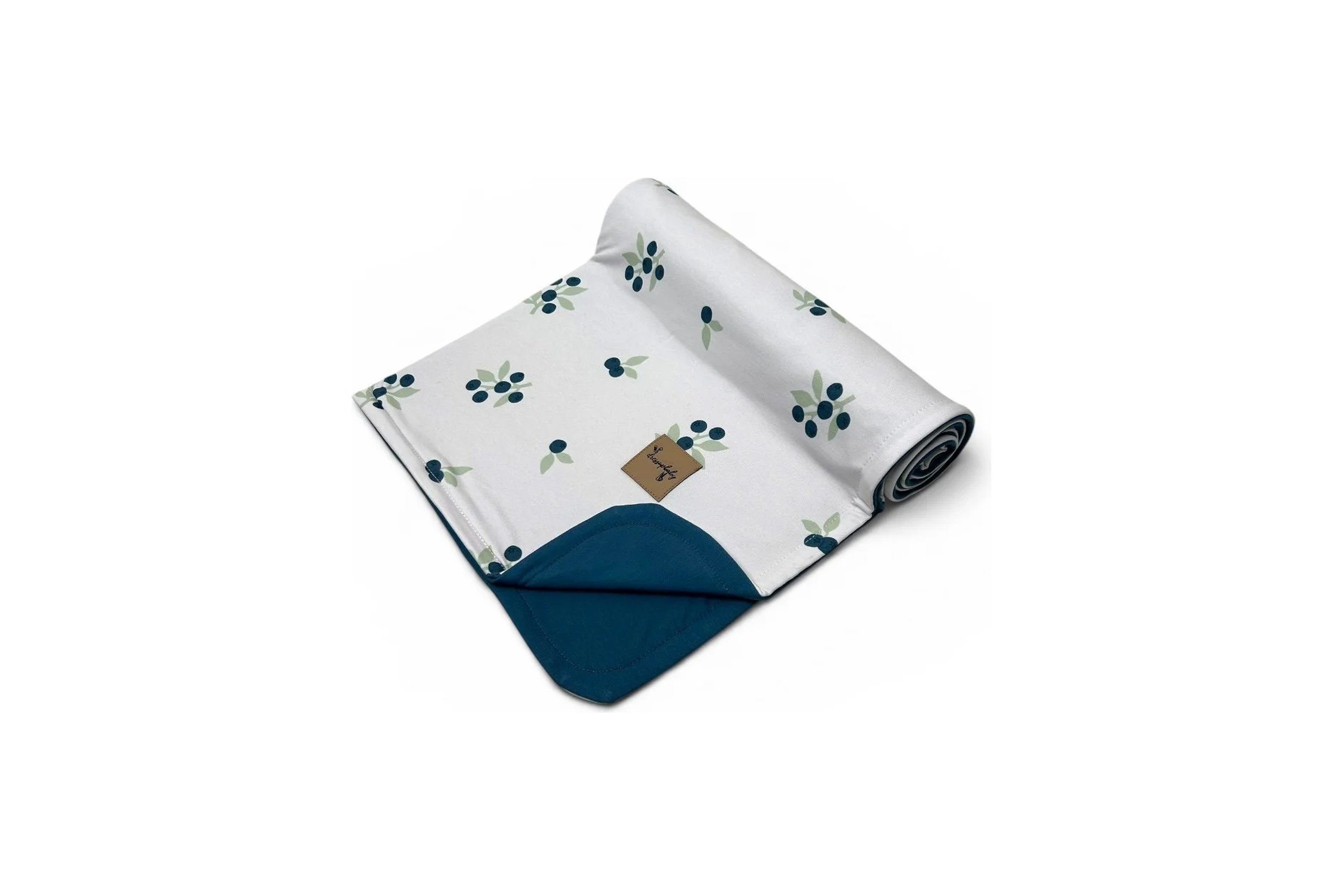 Double-Sided Blueberry Baby Blanket