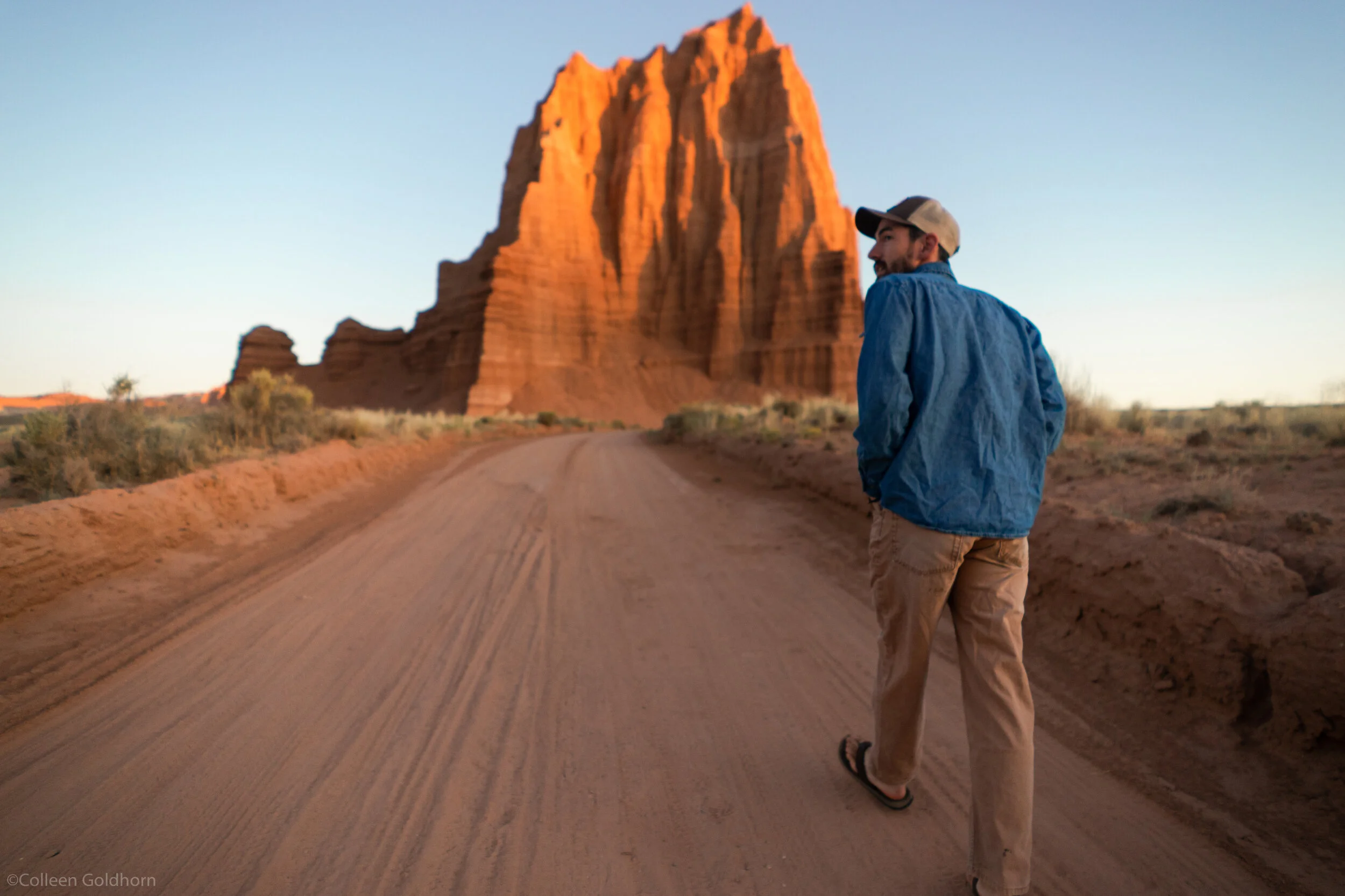 Temple of the Moon and Temple of the Sun Capitol Reef National Park, Utah